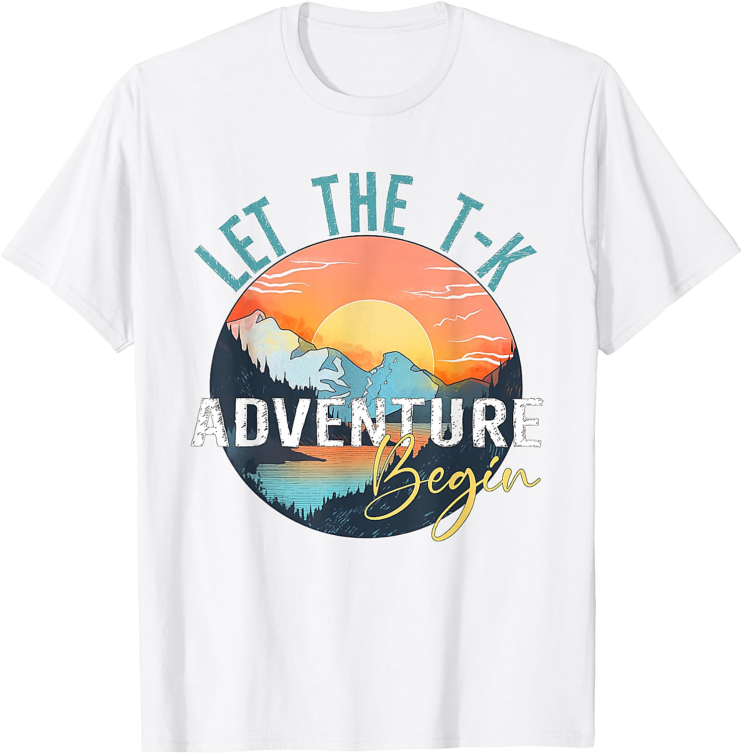 Let the T-K Adventure Begin Teacher Shirt | Back to School Tee