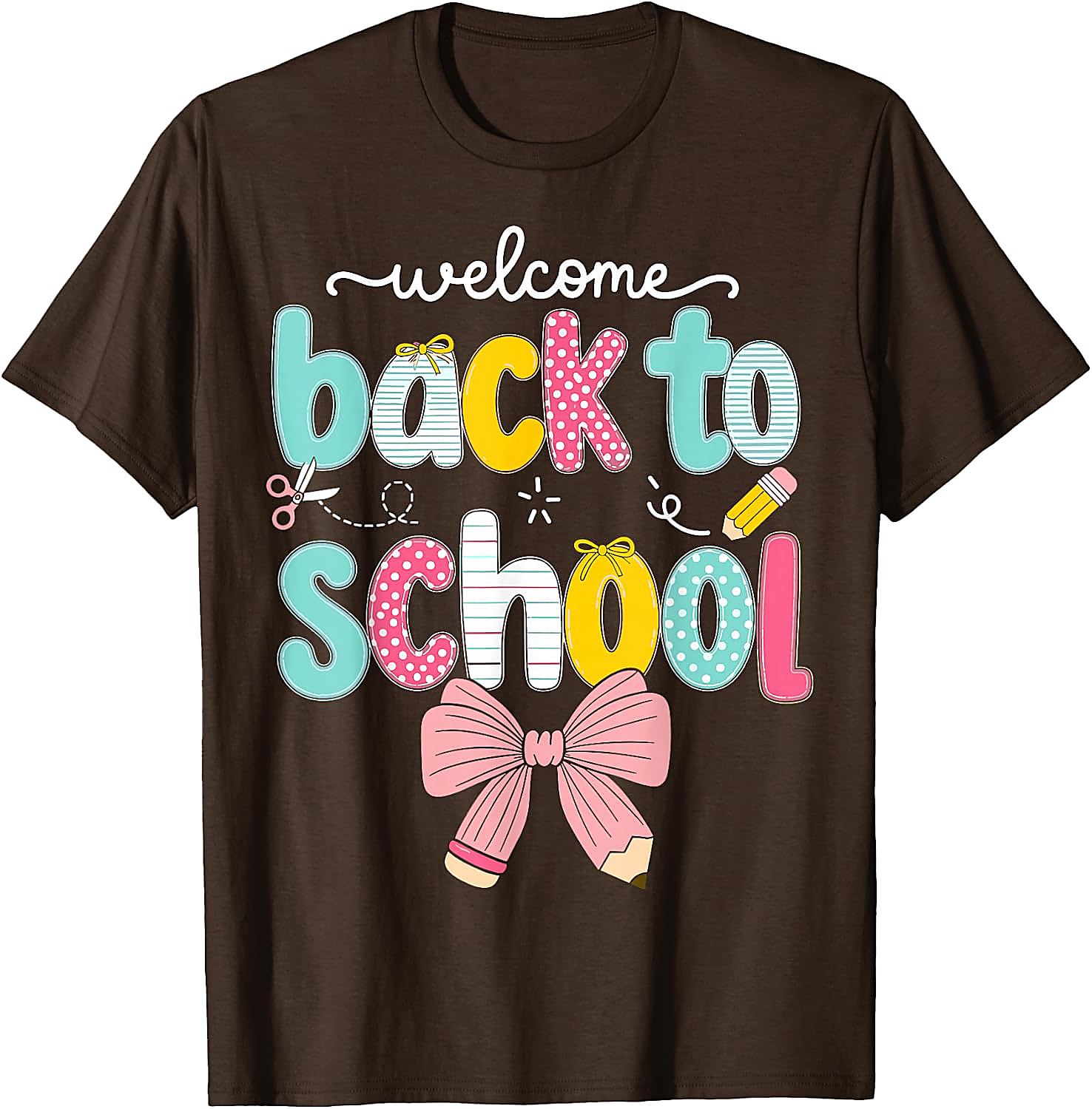 Back to School Coquette Bow T-Shirt | Cute Teacher Tee