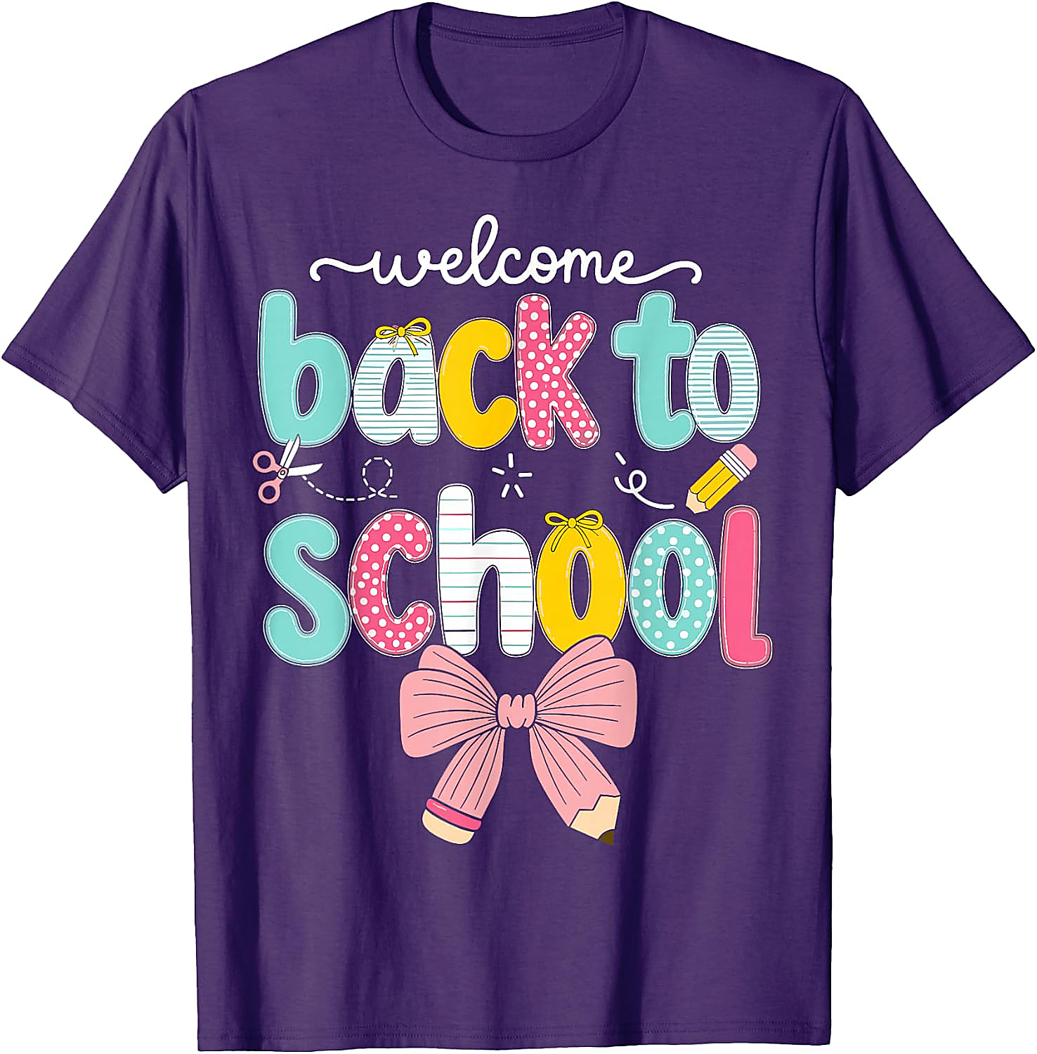 Back to School Coquette Bow T-Shirt | Cute Teacher Tee