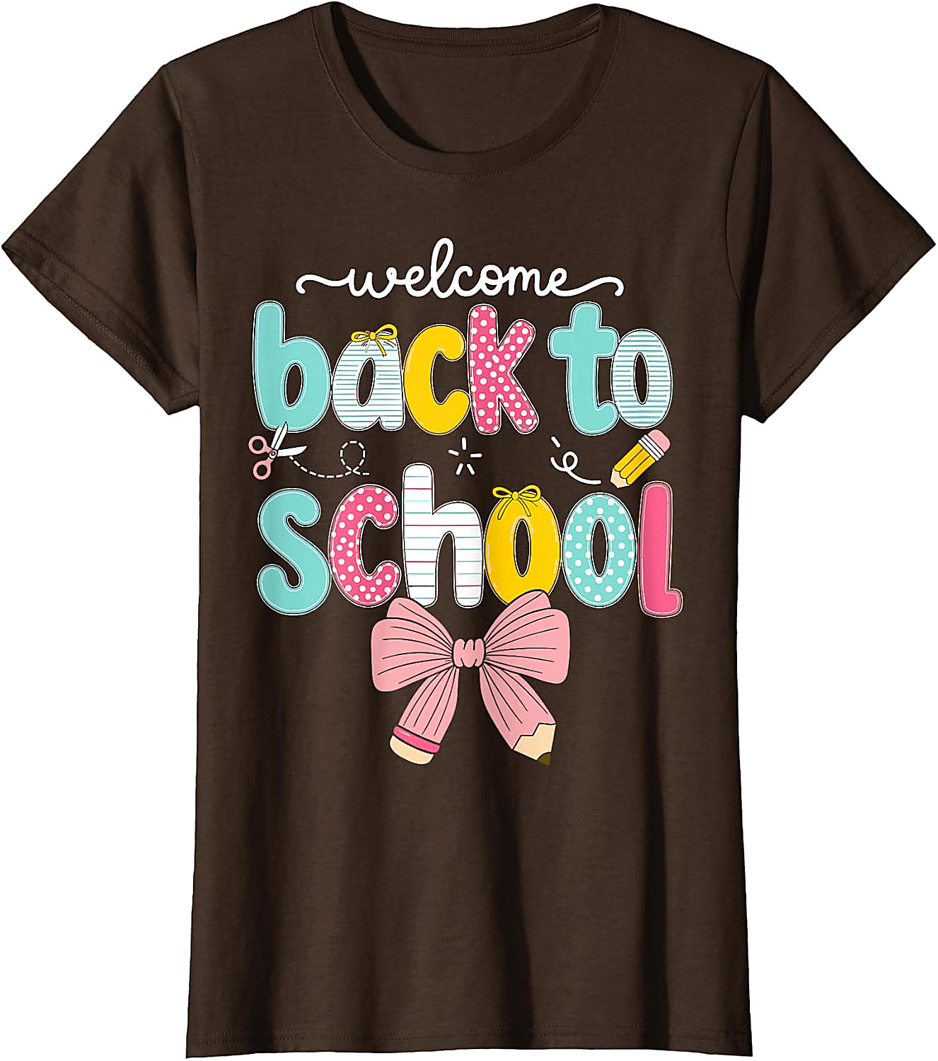 Back to School Coquette Bow T-Shirt | Cute Teacher Tee