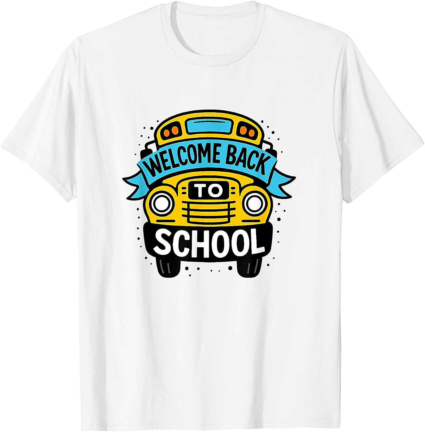 Back to School Bus T-Shirt | First Day Teacher & Kid Tee