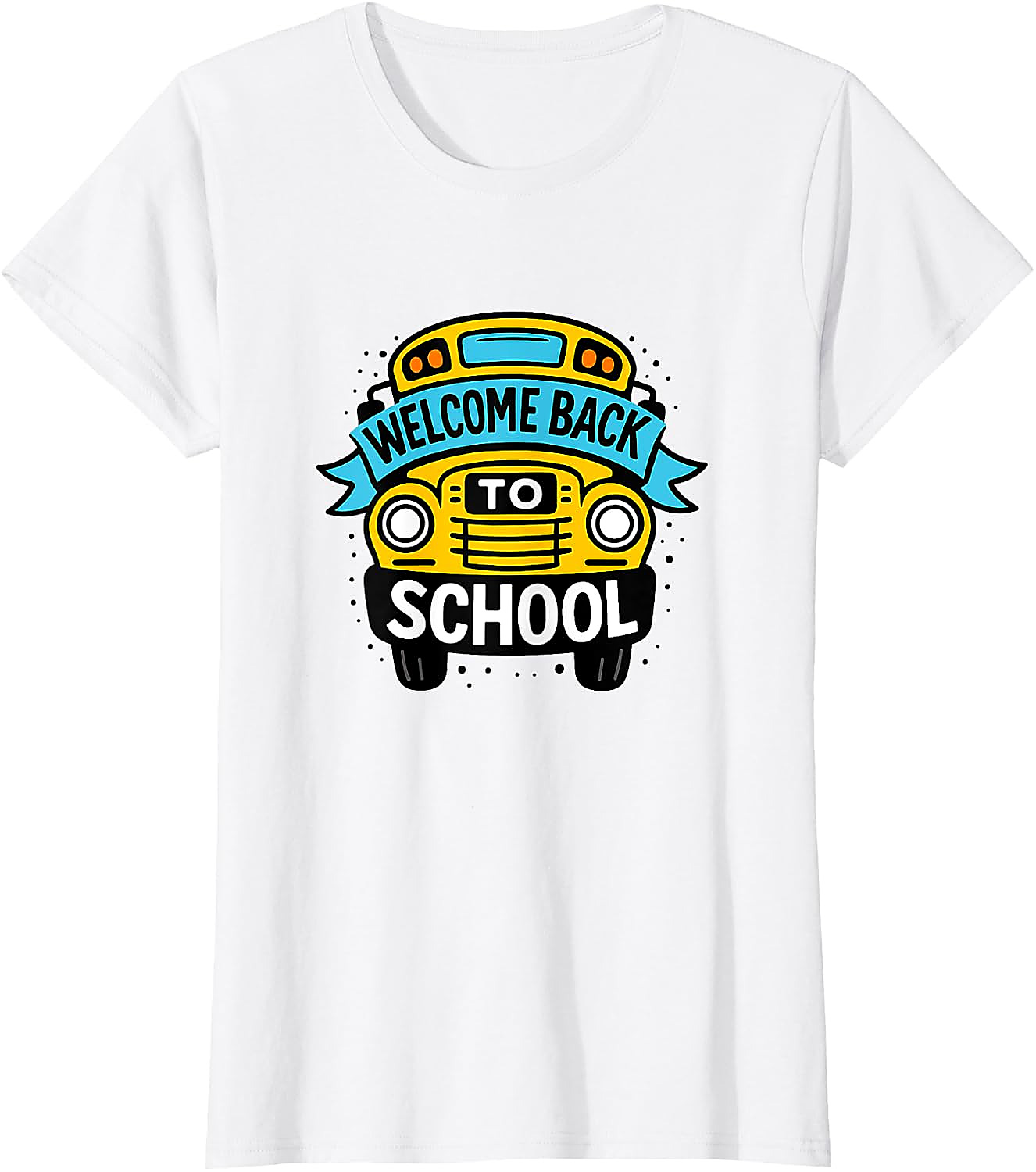 Back to School Bus T-Shirt | First Day Teacher & Kid Tee