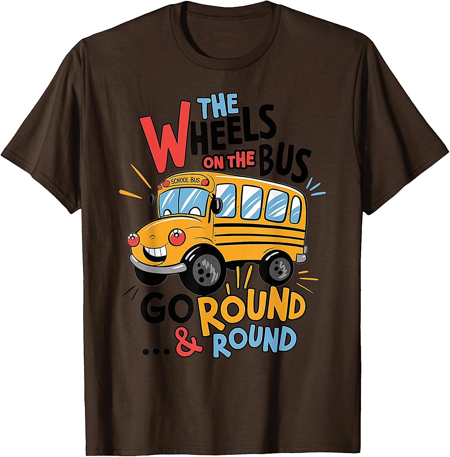 Wheels On The Bus T-Shirt | Funny Kids Back to School Tee