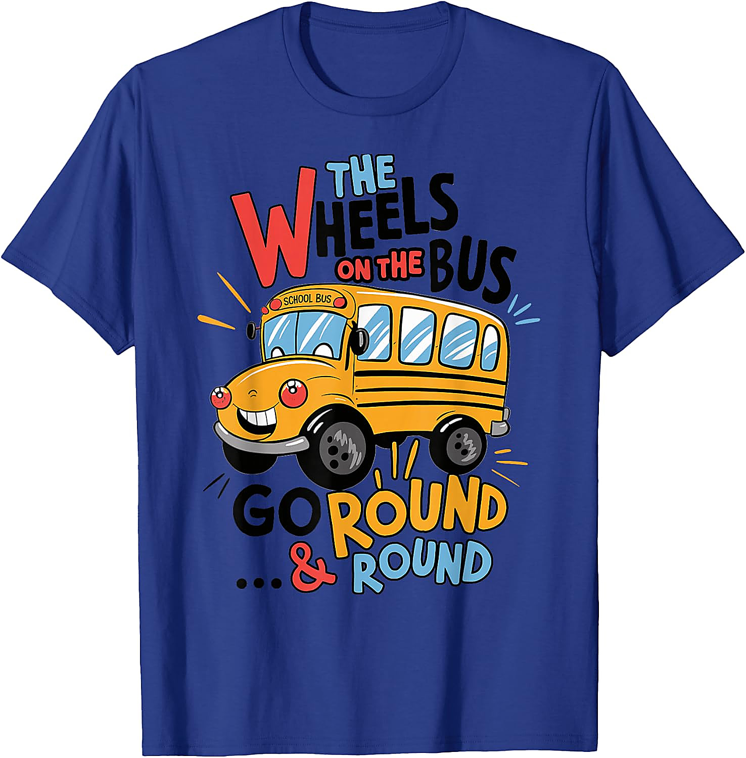 Wheels On The Bus T-Shirt | Funny Kids Back to School Tee