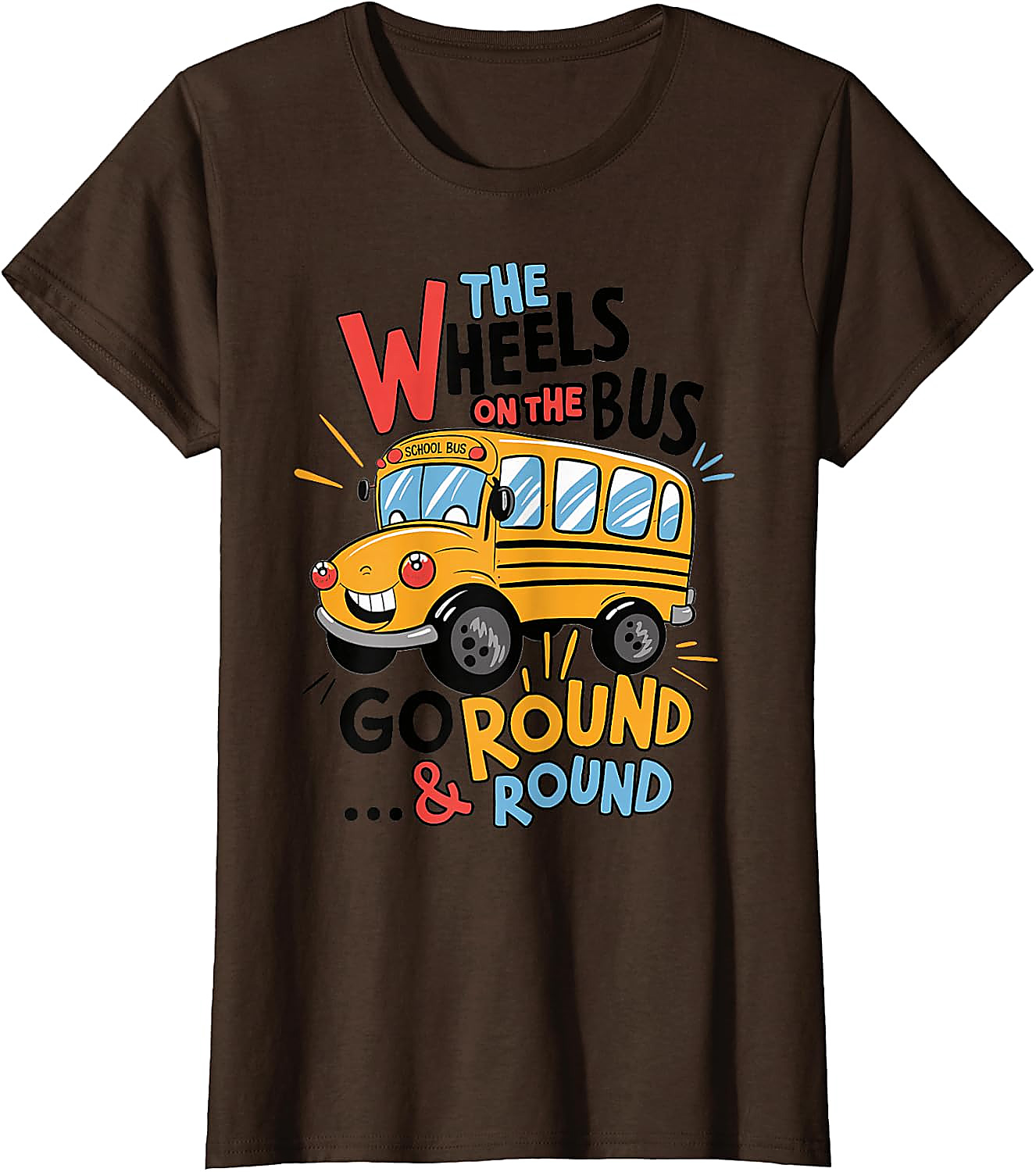 Wheels On The Bus T-Shirt | Funny Kids Back to School Tee