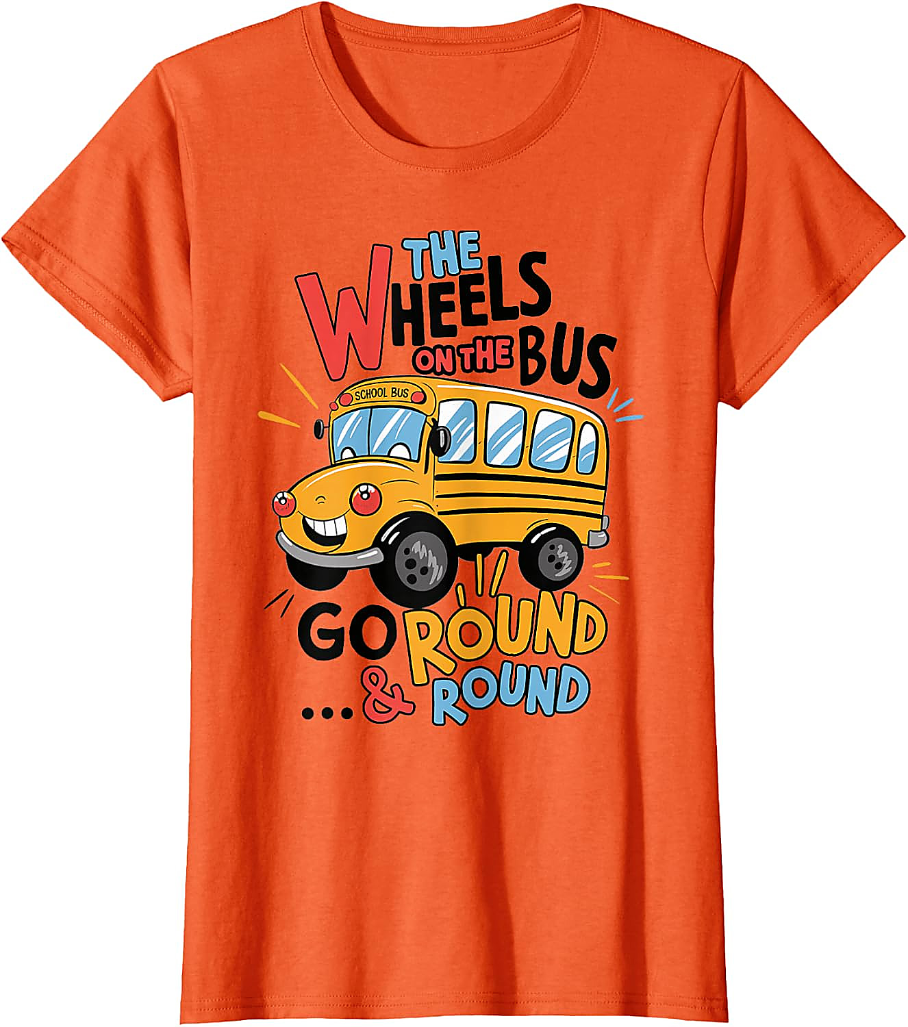 Wheels On The Bus T-Shirt | Funny Kids Back to School Tee