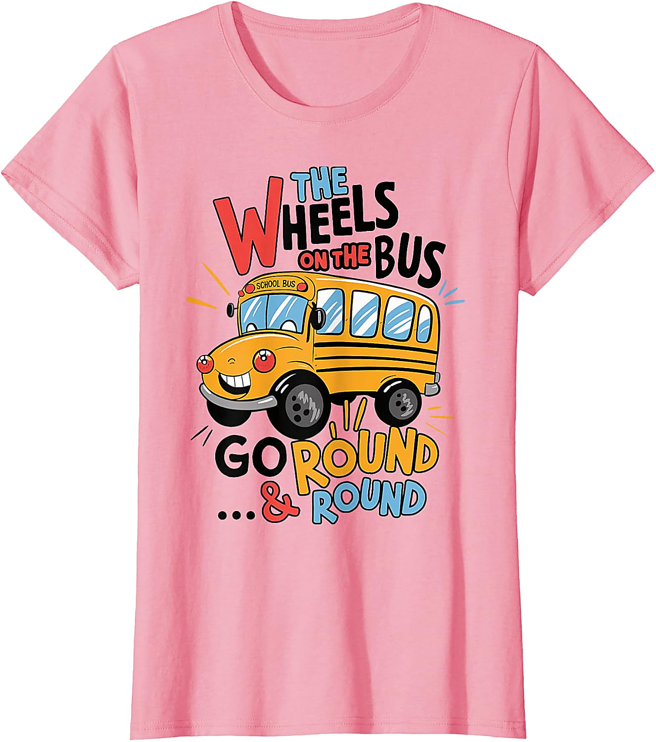 Wheels On The Bus T-Shirt | Funny Kids Back to School Tee
