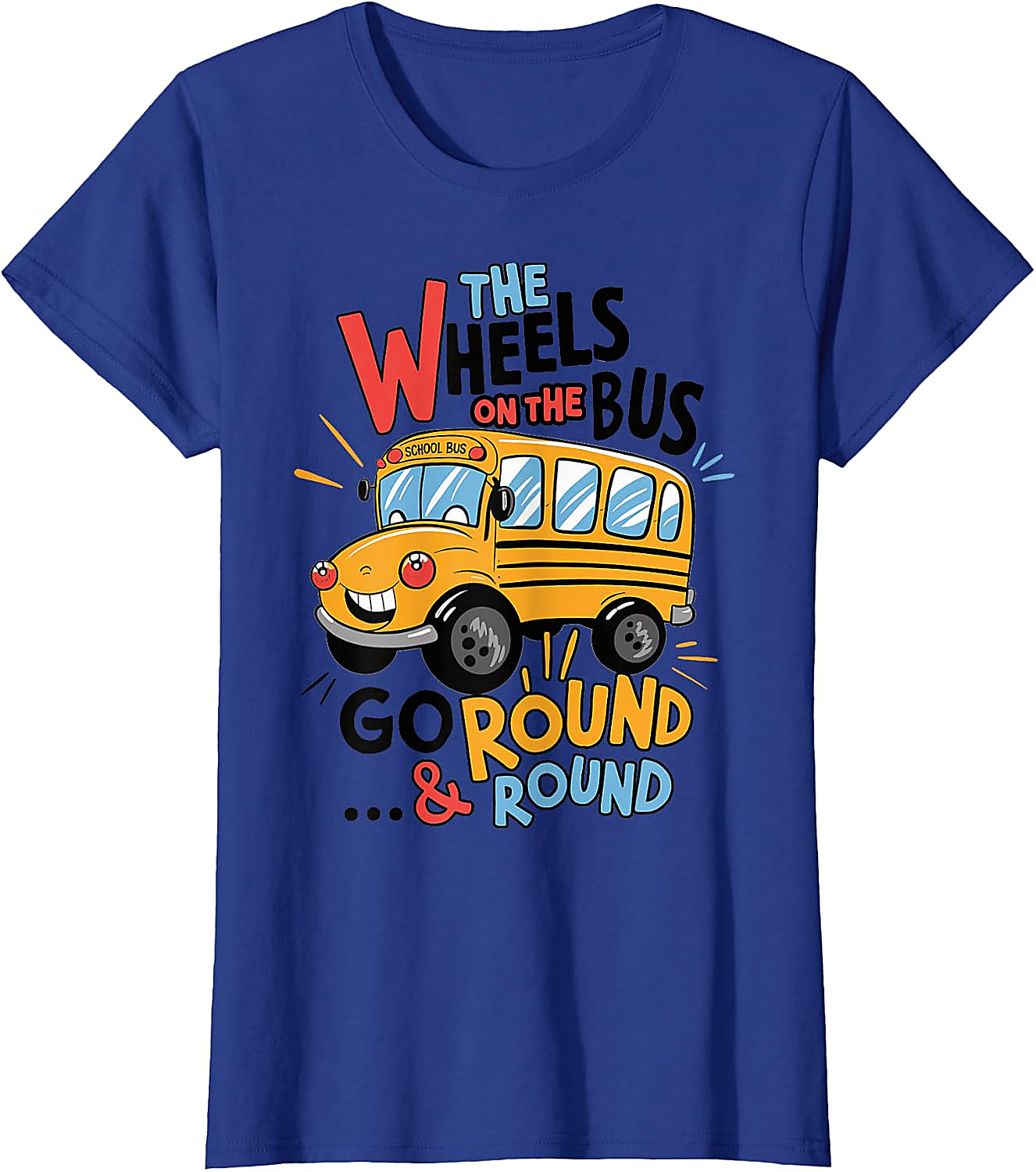 Wheels On The Bus T-Shirt | Funny Kids Back to School Tee