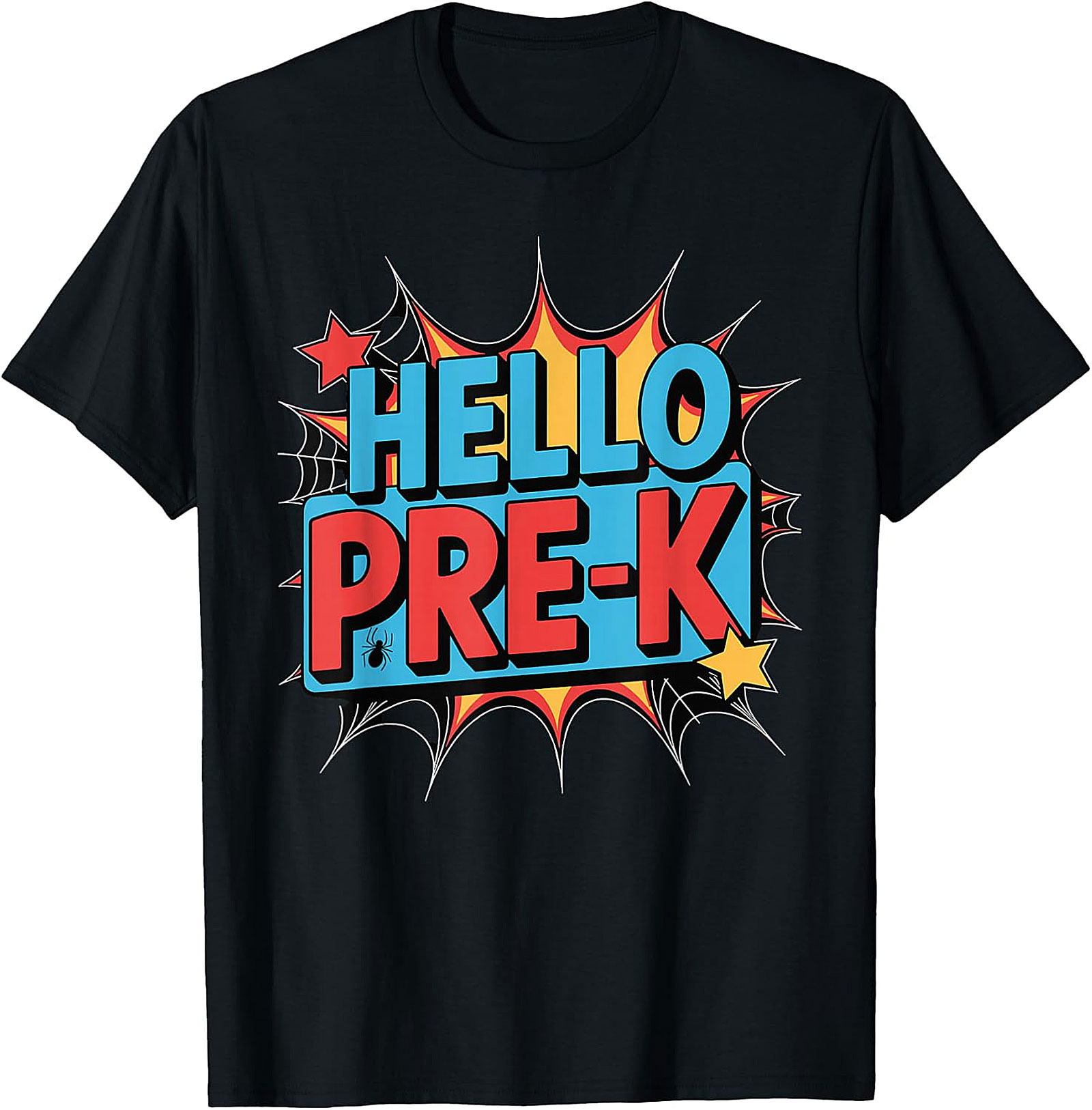 Hello Pre-K Comic Book T-Shirt | Back-to-School Apparel