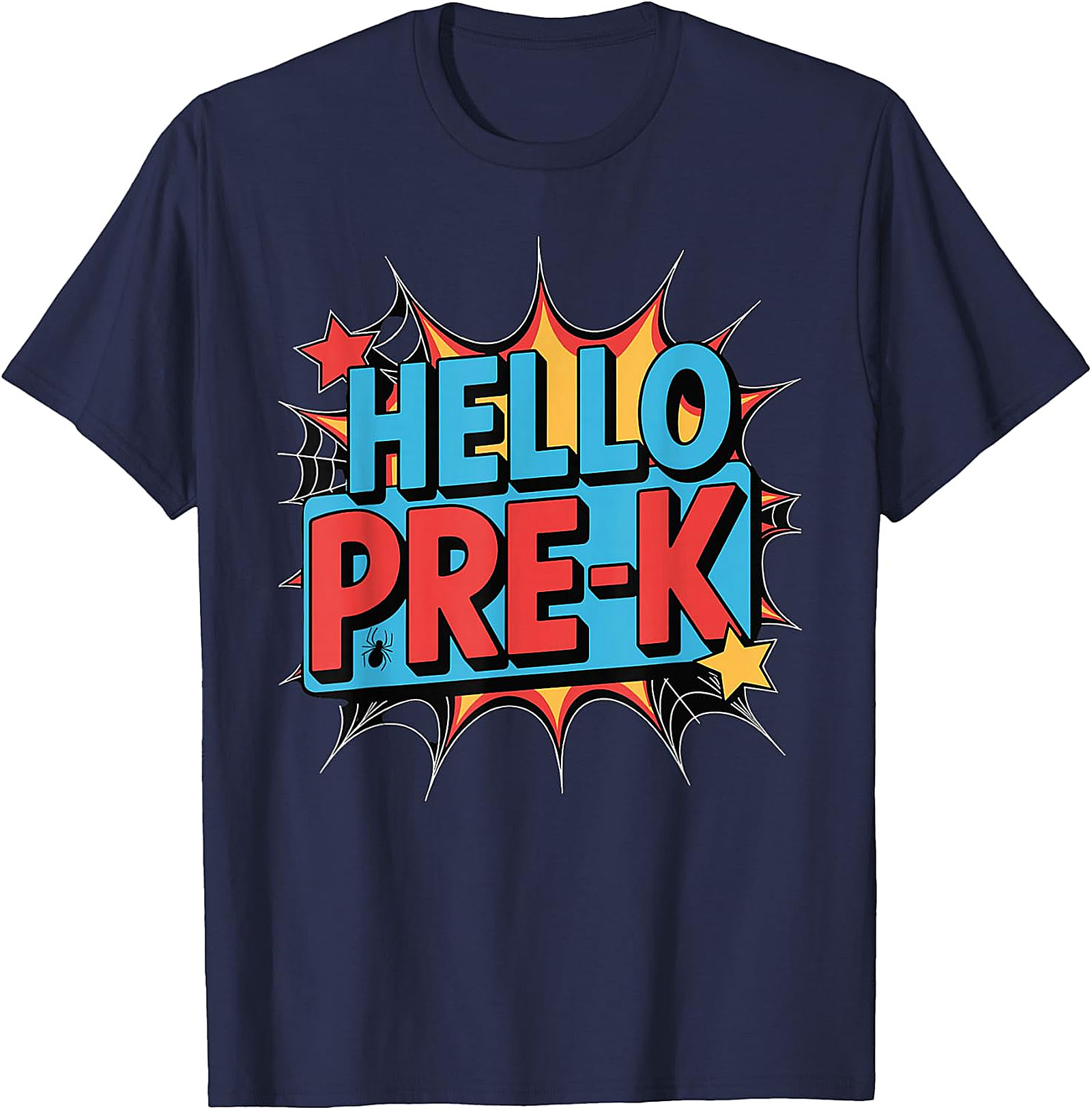 Hello Pre-K Comic Book T-Shirt | Back-to-School Apparel