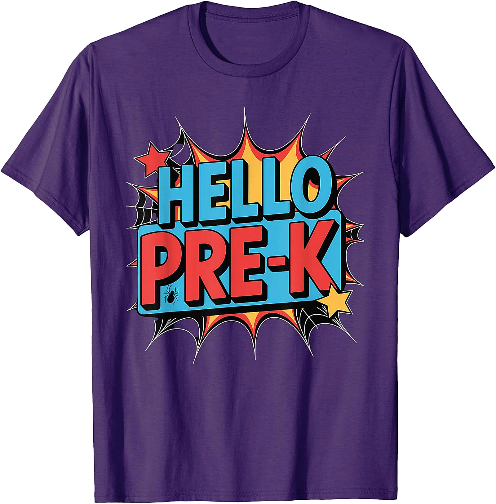 Hello Pre-K Comic Book T-Shirt | Back-to-School Apparel