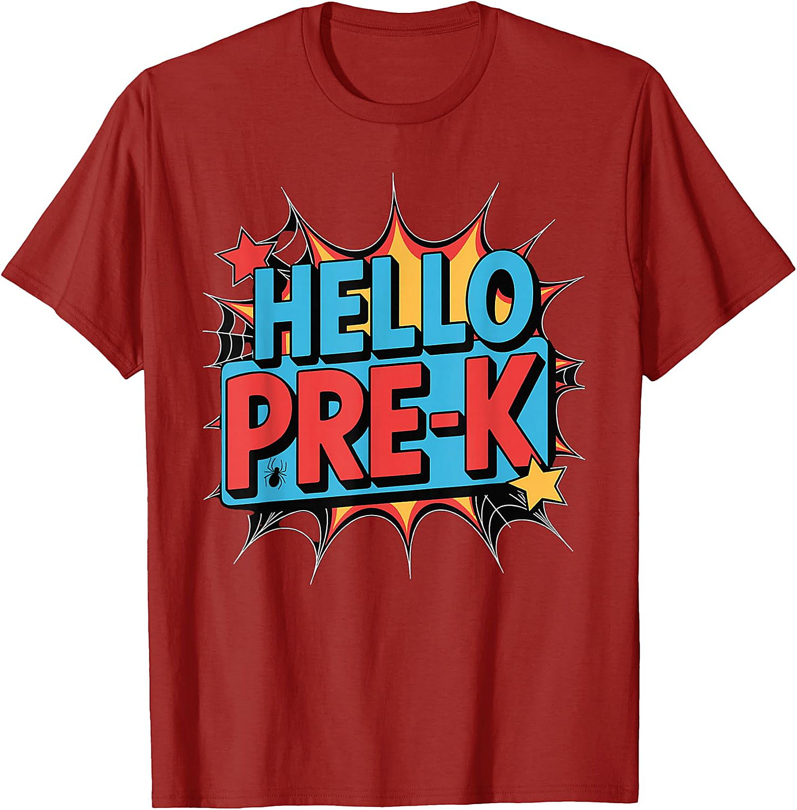 Hello Pre-K Comic Book T-Shirt | Back-to-School Apparel
