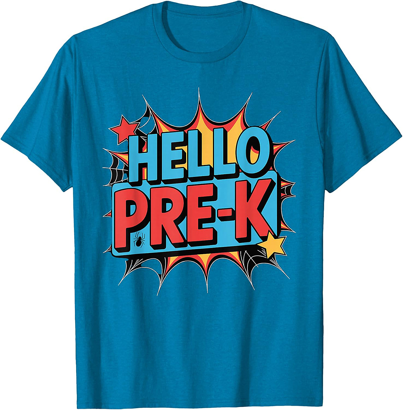 Hello Pre-K Comic Book T-Shirt | Back-to-School Apparel