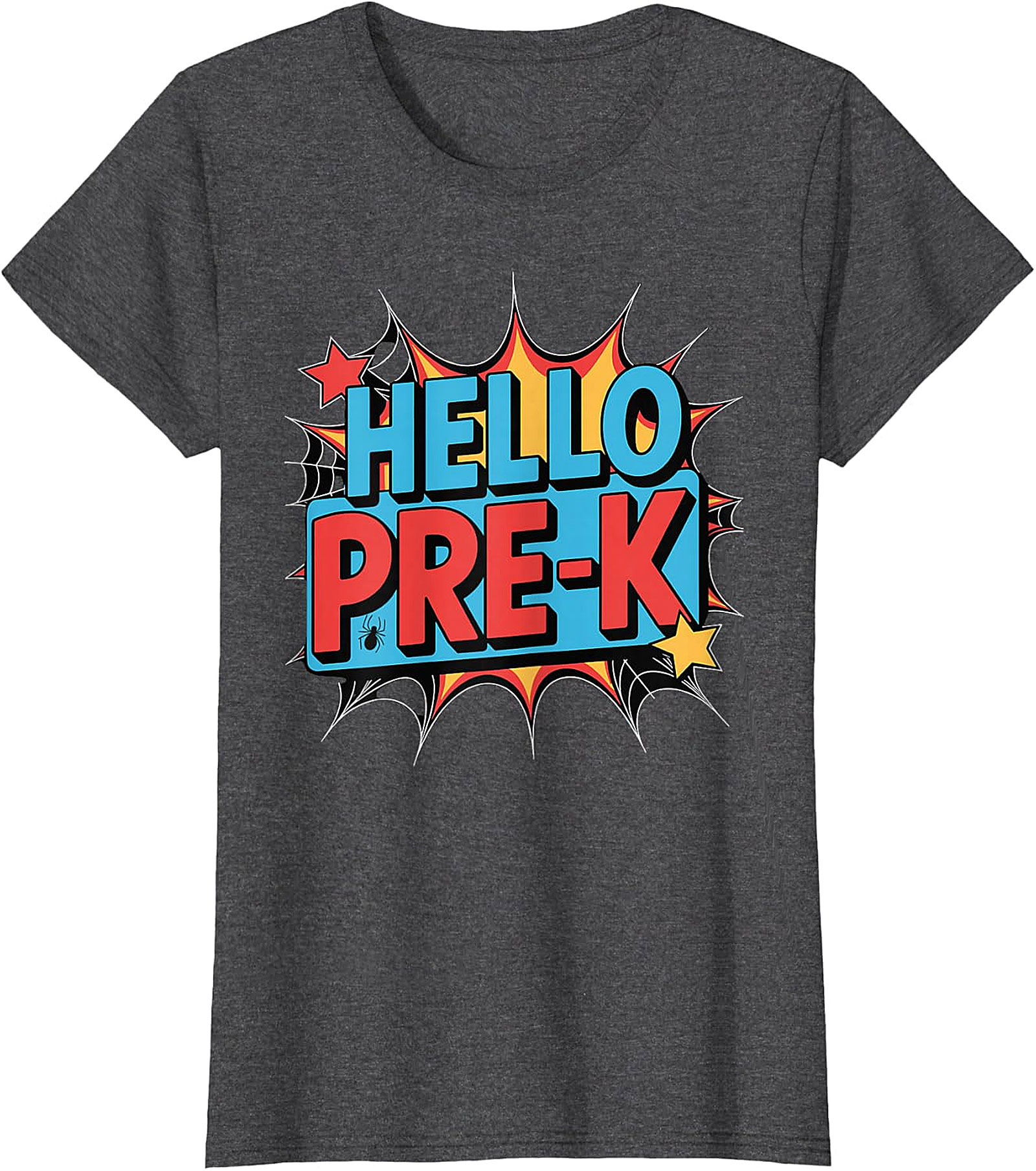Hello Pre-K Comic Book T-Shirt | Back-to-School Apparel