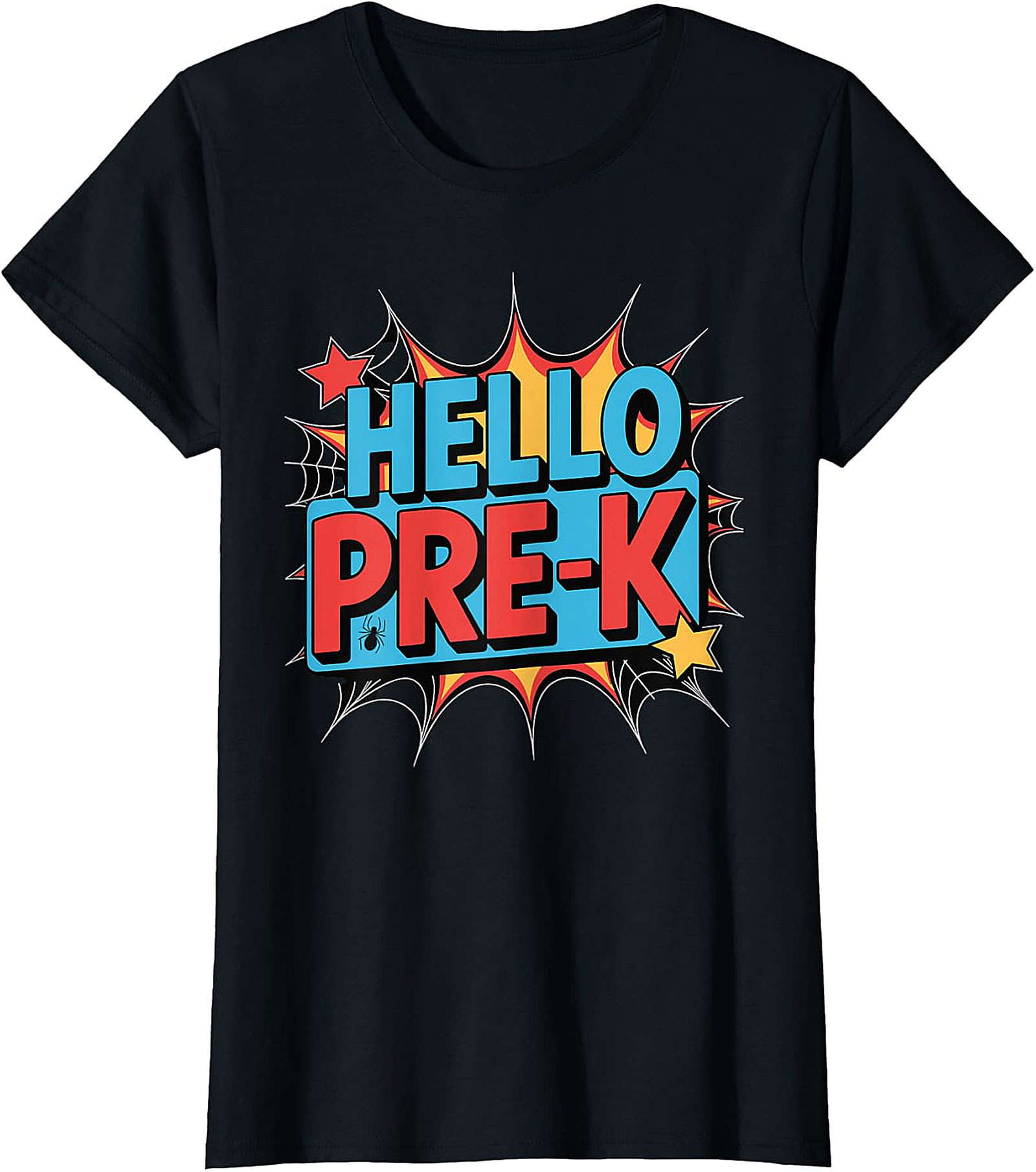 Hello Pre-K Comic Book T-Shirt | Back-to-School Apparel