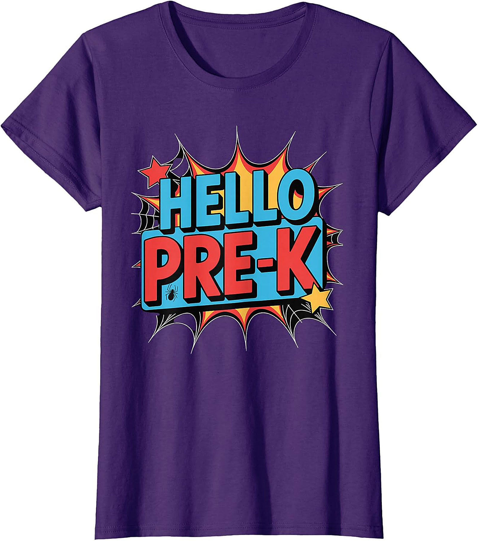 Hello Pre-K Comic Book T-Shirt | Back-to-School Apparel