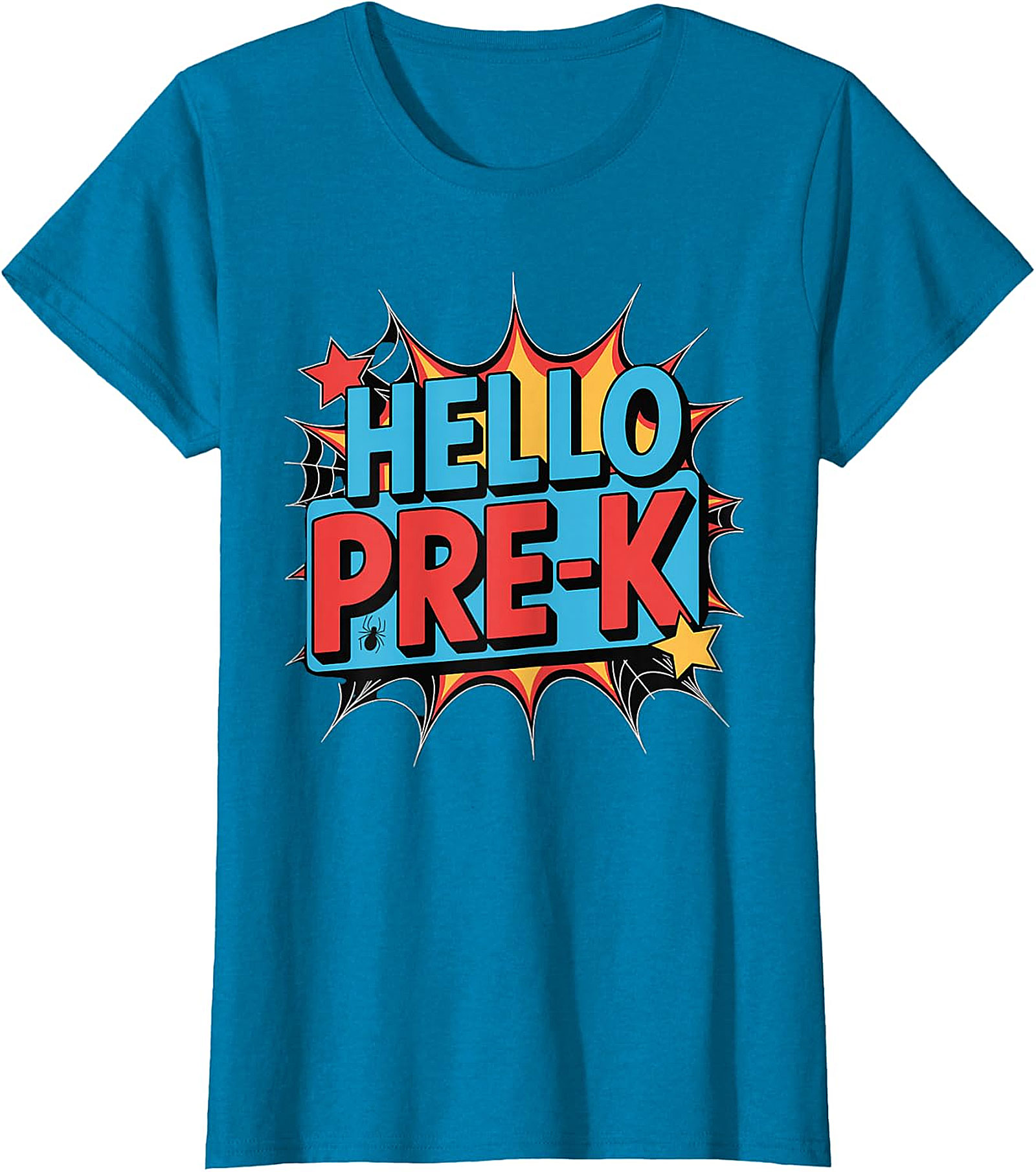 Hello Pre-K Comic Book T-Shirt | Back-to-School Apparel