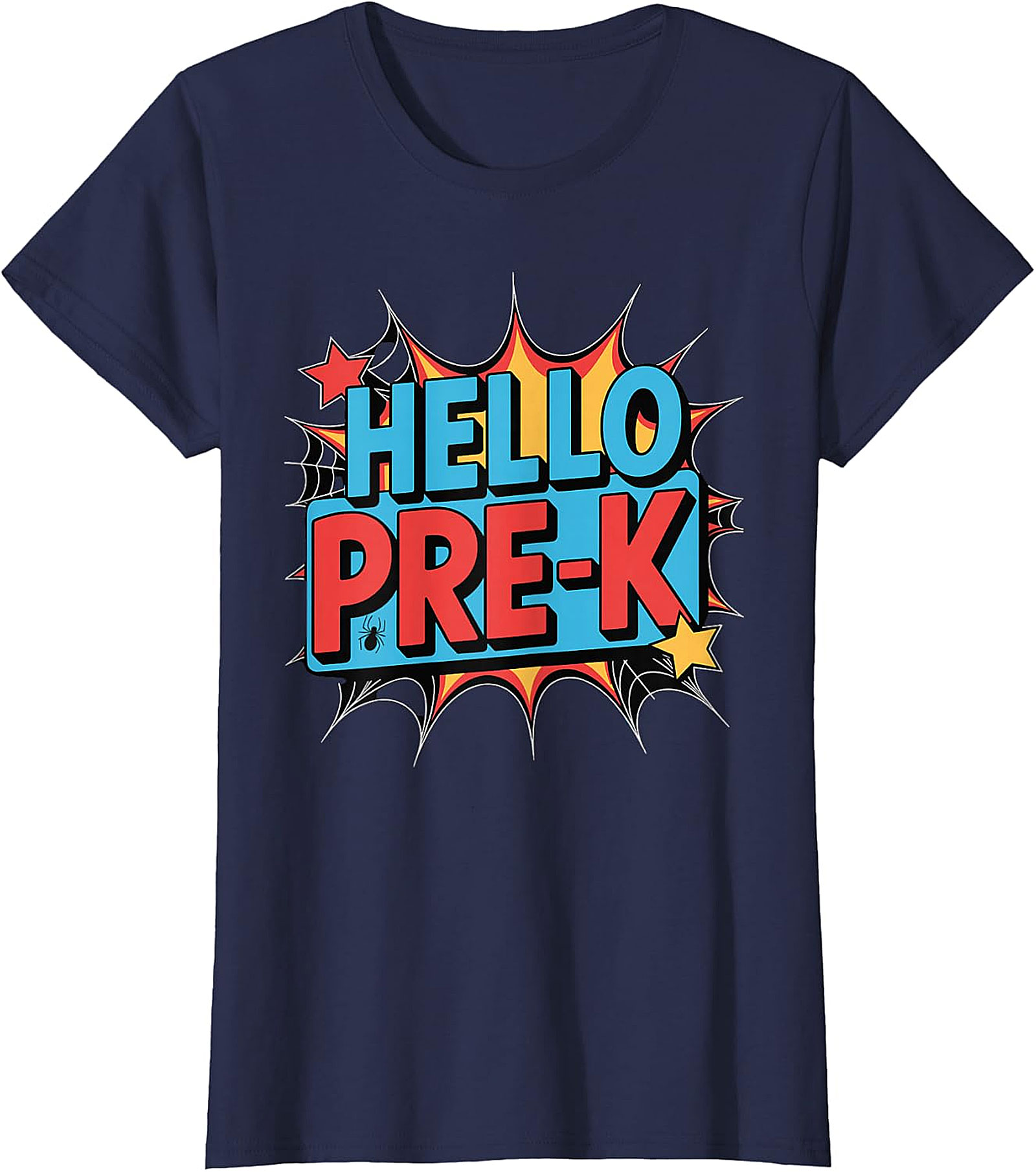 Hello Pre-K Comic Book T-Shirt | Back-to-School Apparel