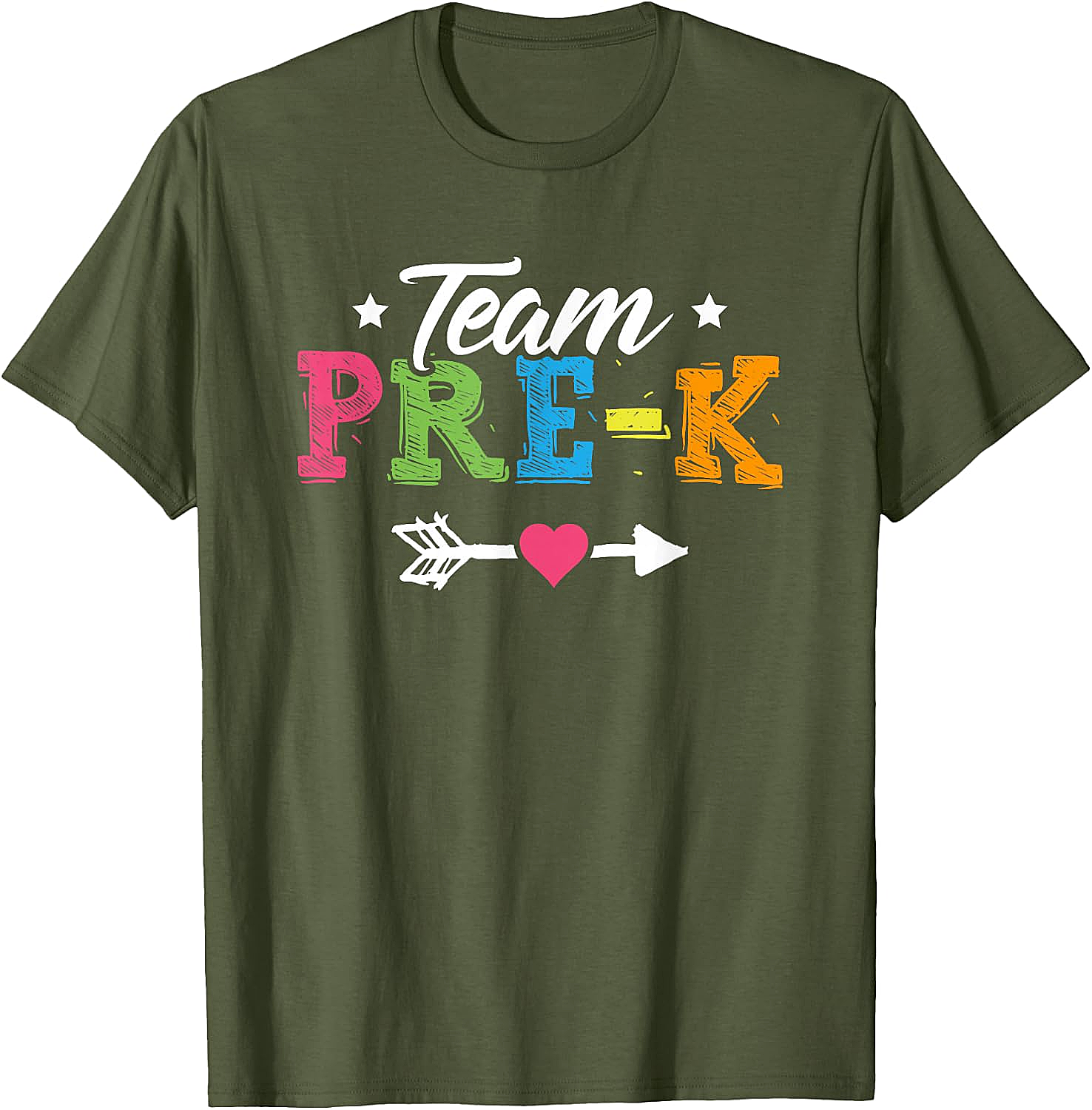  Team Pre-K Shirt Preschool Teacher Student Back to School Tee