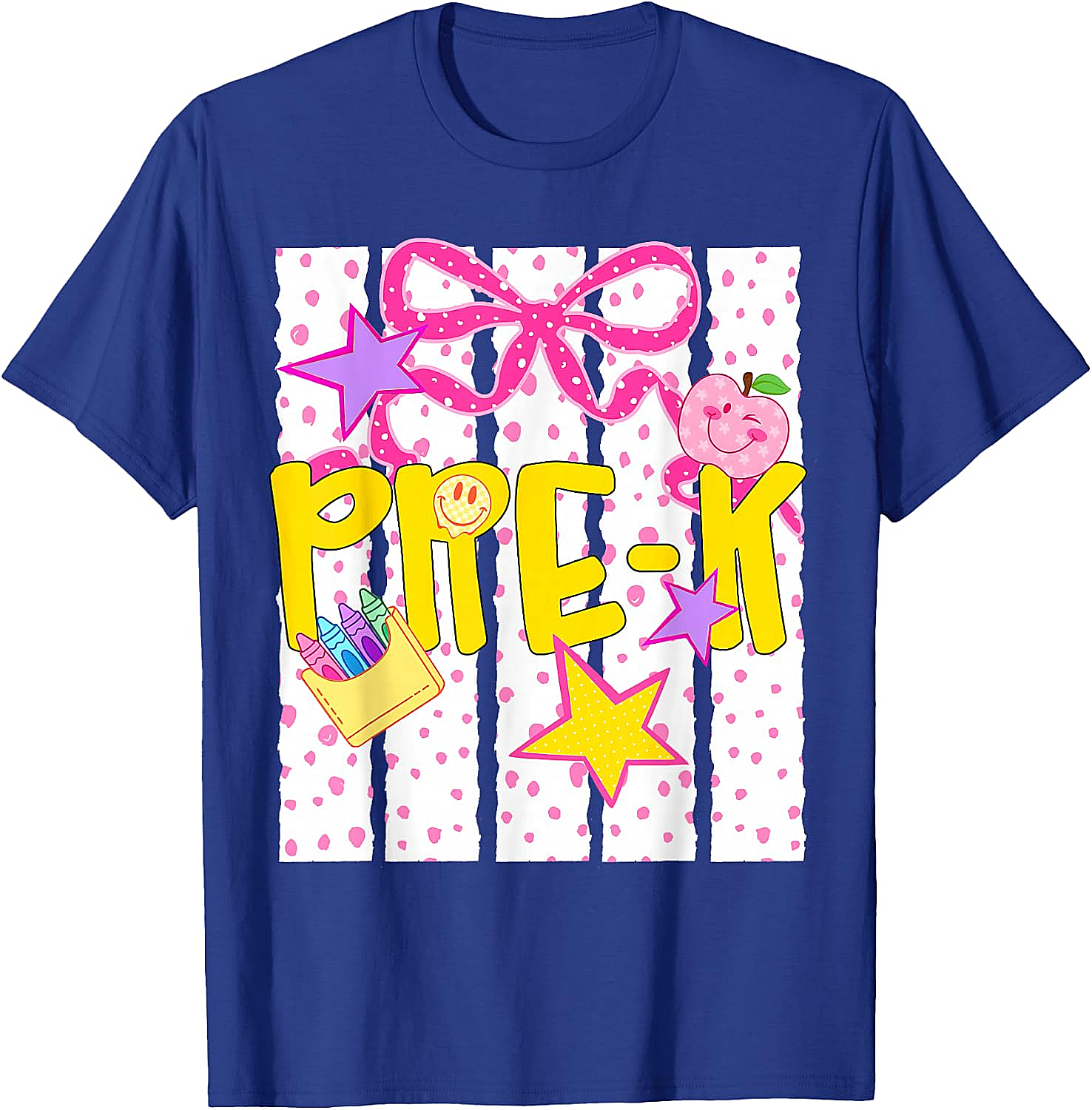  Pre-K Cute Coquette Bow T-Shirt - Back to School Girl Tee