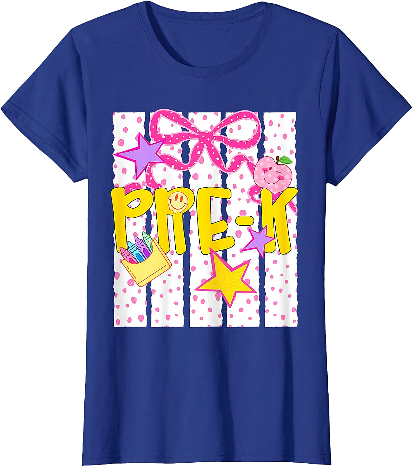  Pre-K Cute Coquette Bow T-Shirt - Back to School Girl Tee