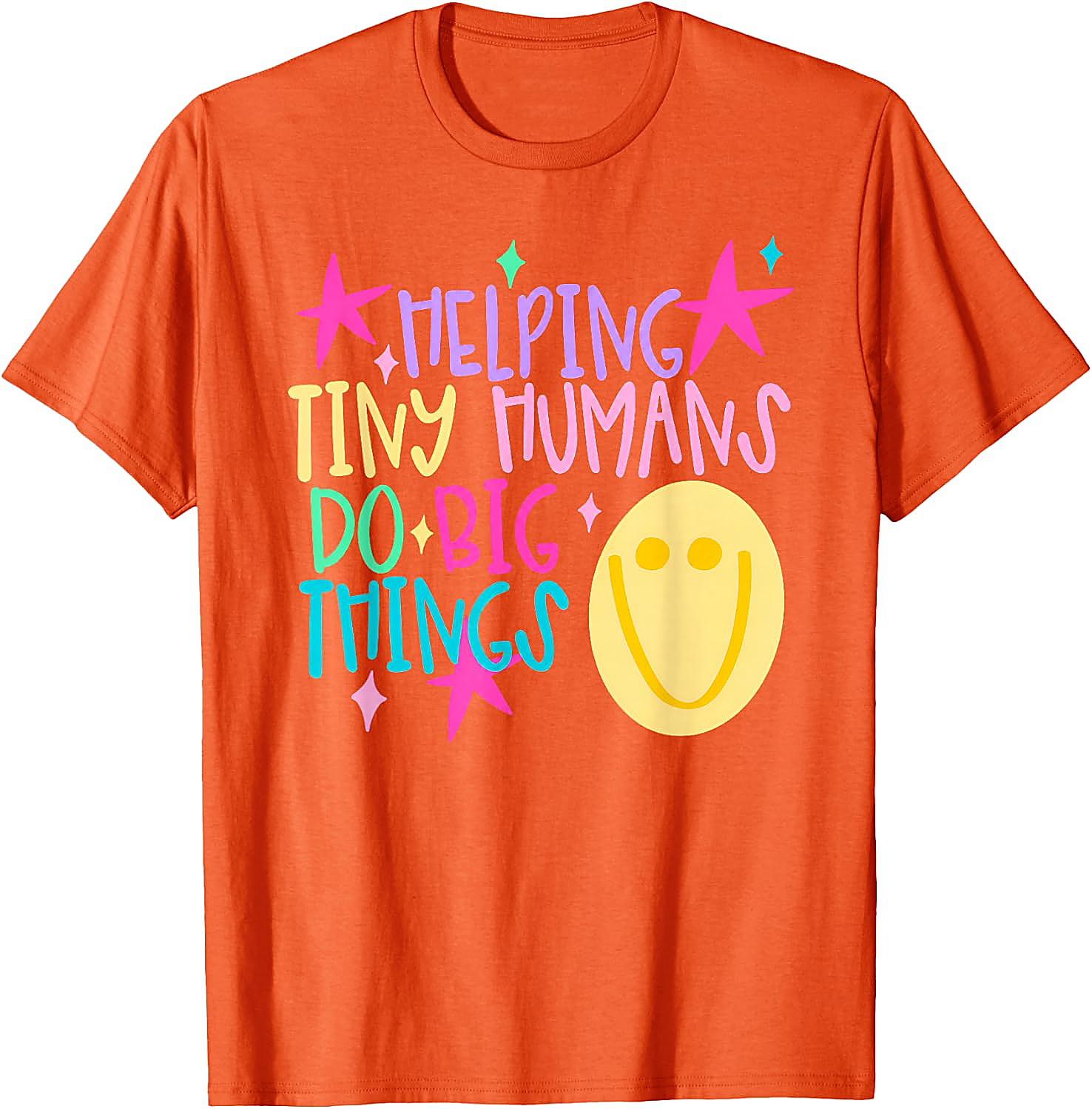 Helping Tiny Humans T-Shirt | Cute Teacher Graphic Tee