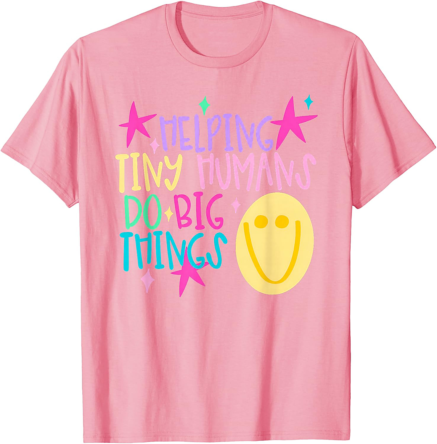 Helping Tiny Humans T-Shirt | Cute Teacher Graphic Tee