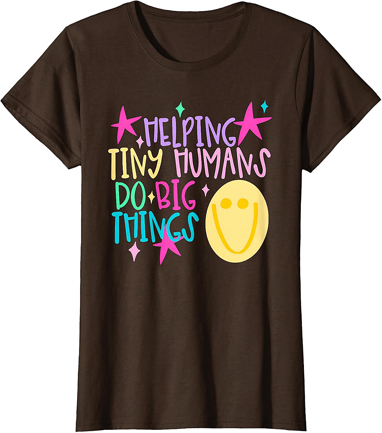 Helping Tiny Humans T-Shirt | Cute Teacher Graphic Tee
