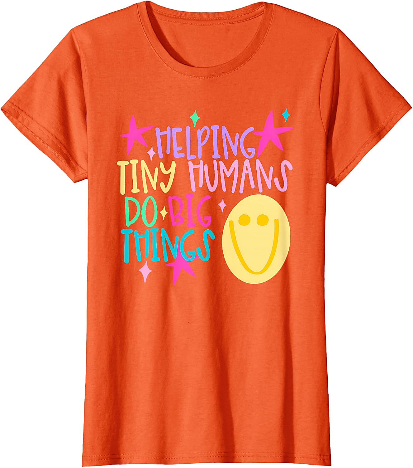 Helping Tiny Humans T-Shirt | Cute Teacher Graphic Tee