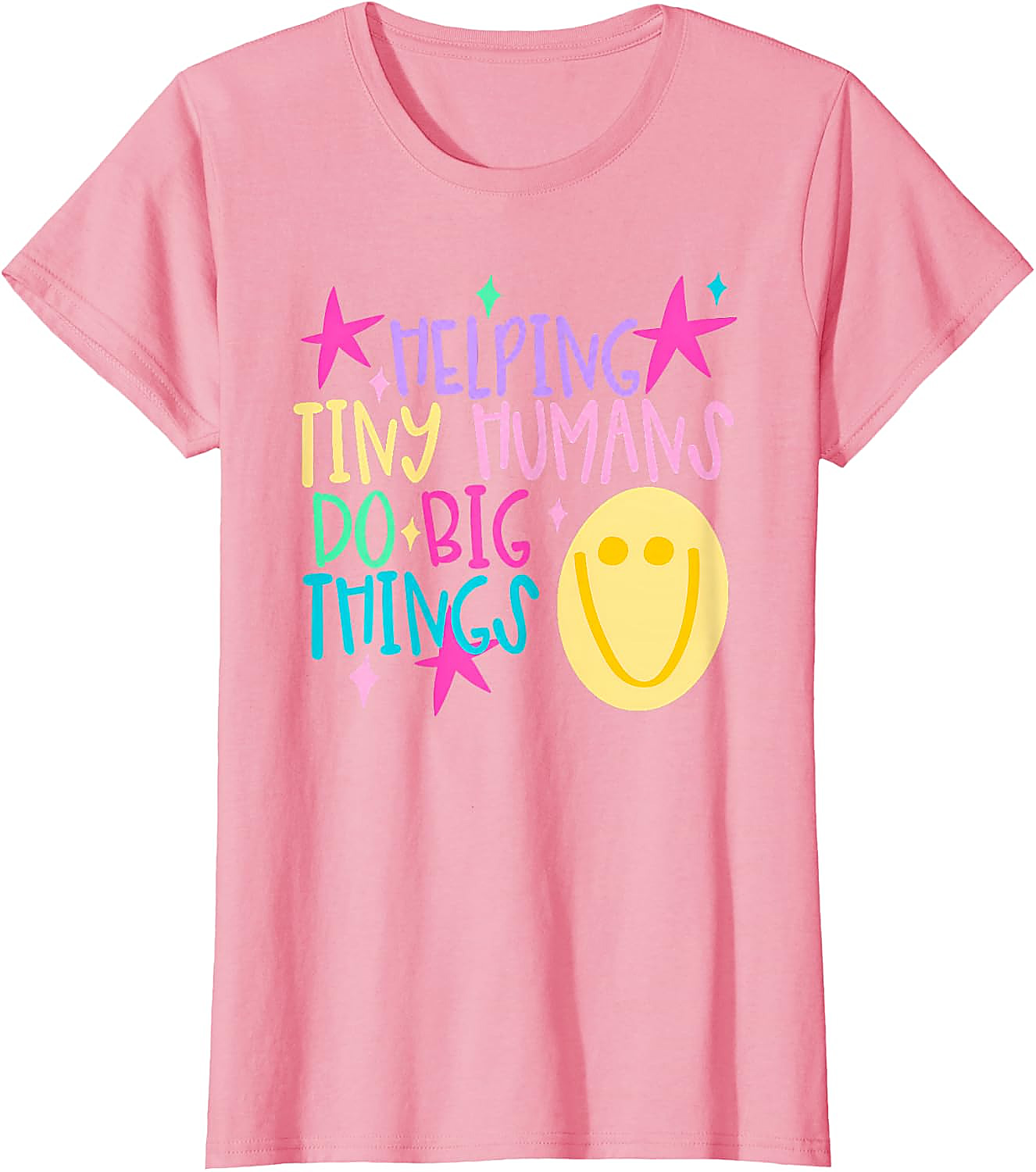 Helping Tiny Humans T-Shirt | Cute Teacher Graphic Tee