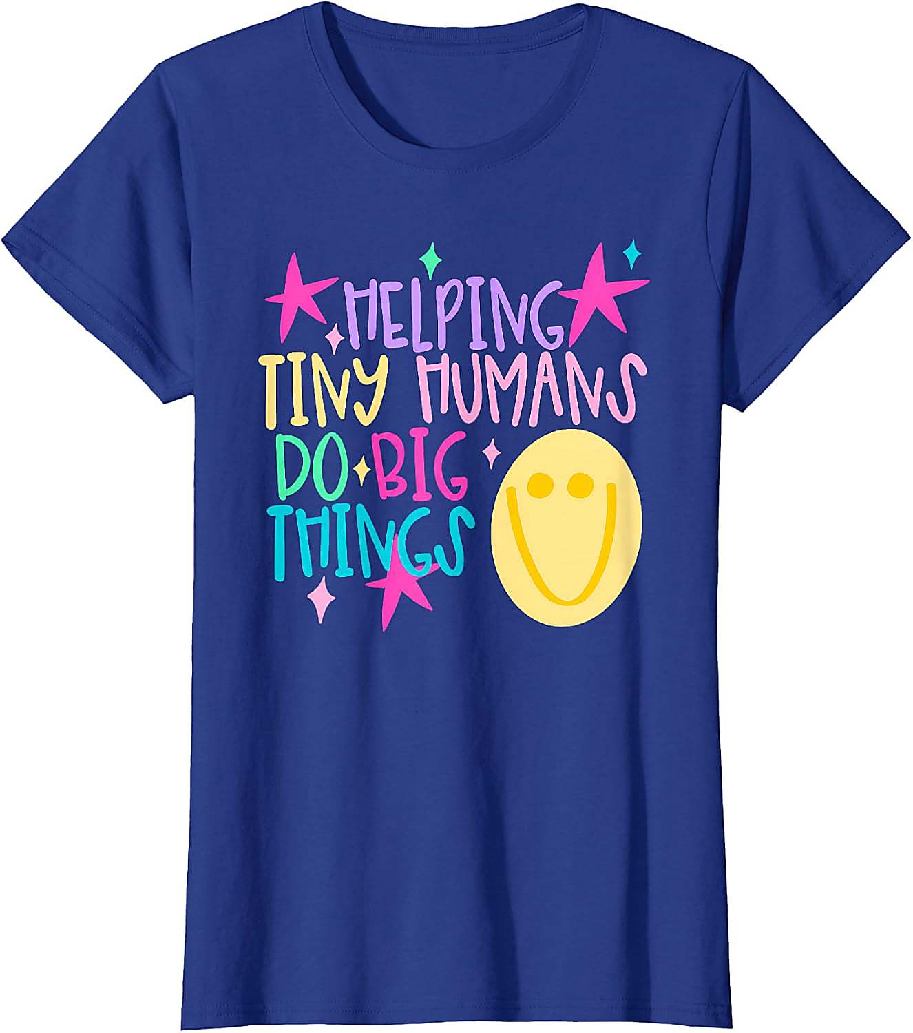 Helping Tiny Humans T-Shirt | Cute Teacher Graphic Tee