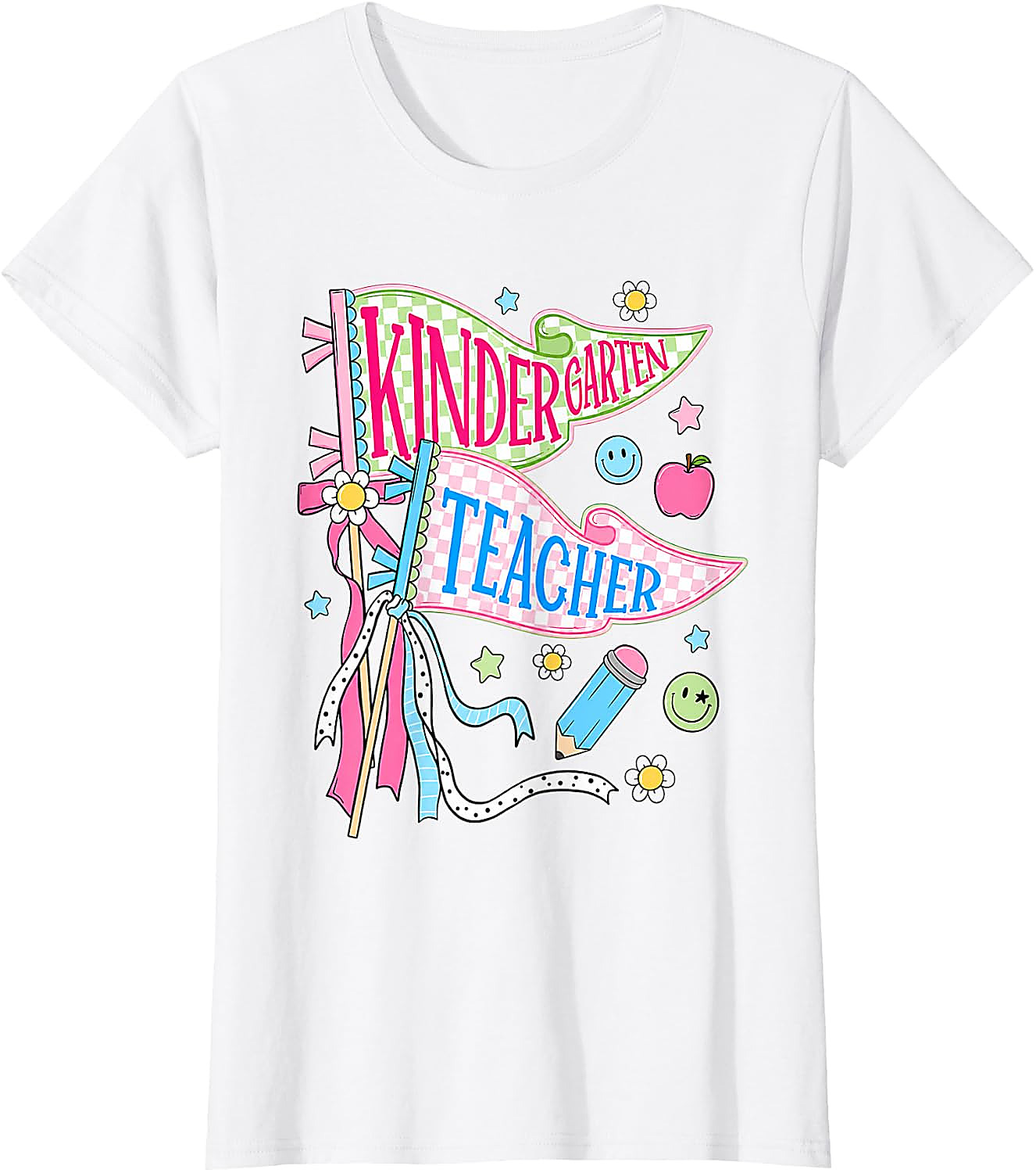 Kindergarten Teacher T-Shirt | Cute Back to School Tee