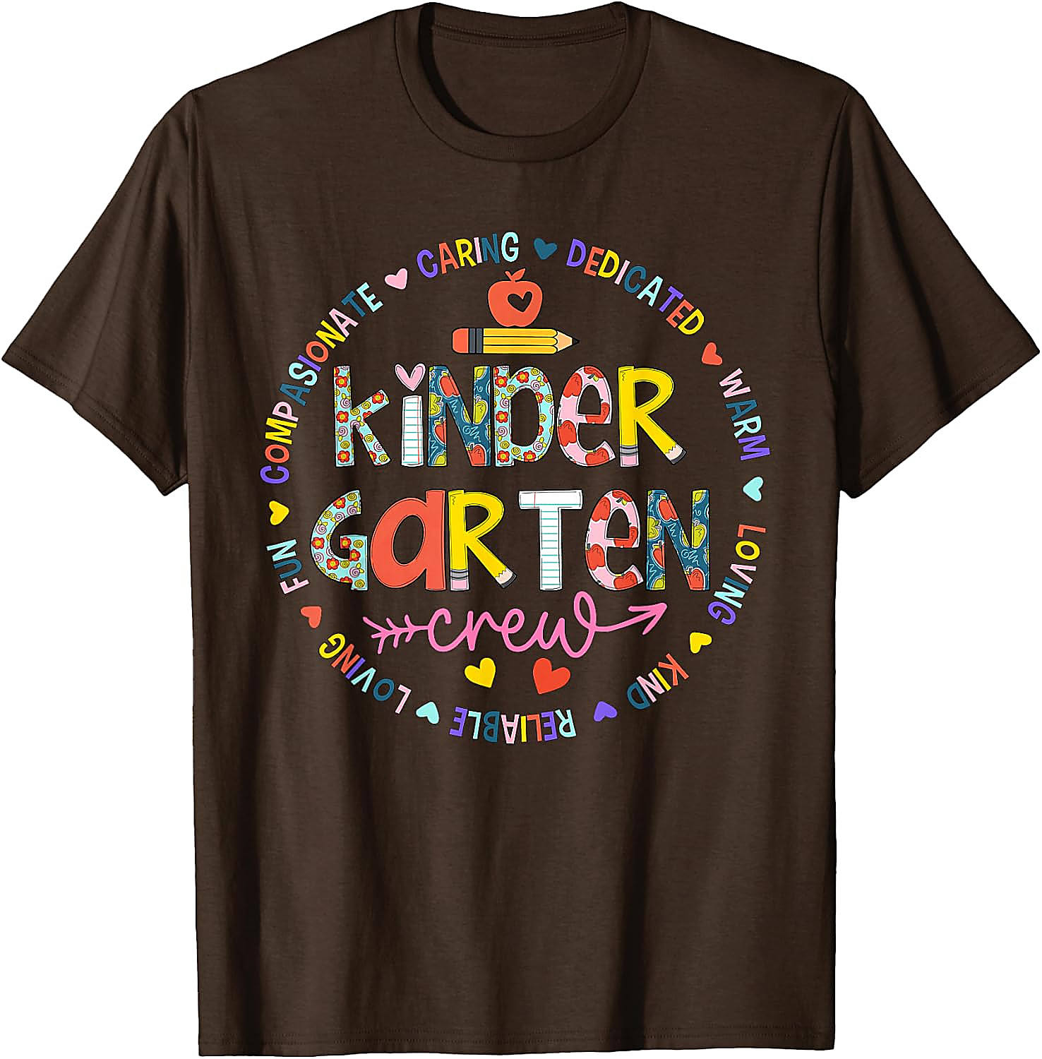 Kindergarten Crew Teacher T-Shirt | Back to School Tee