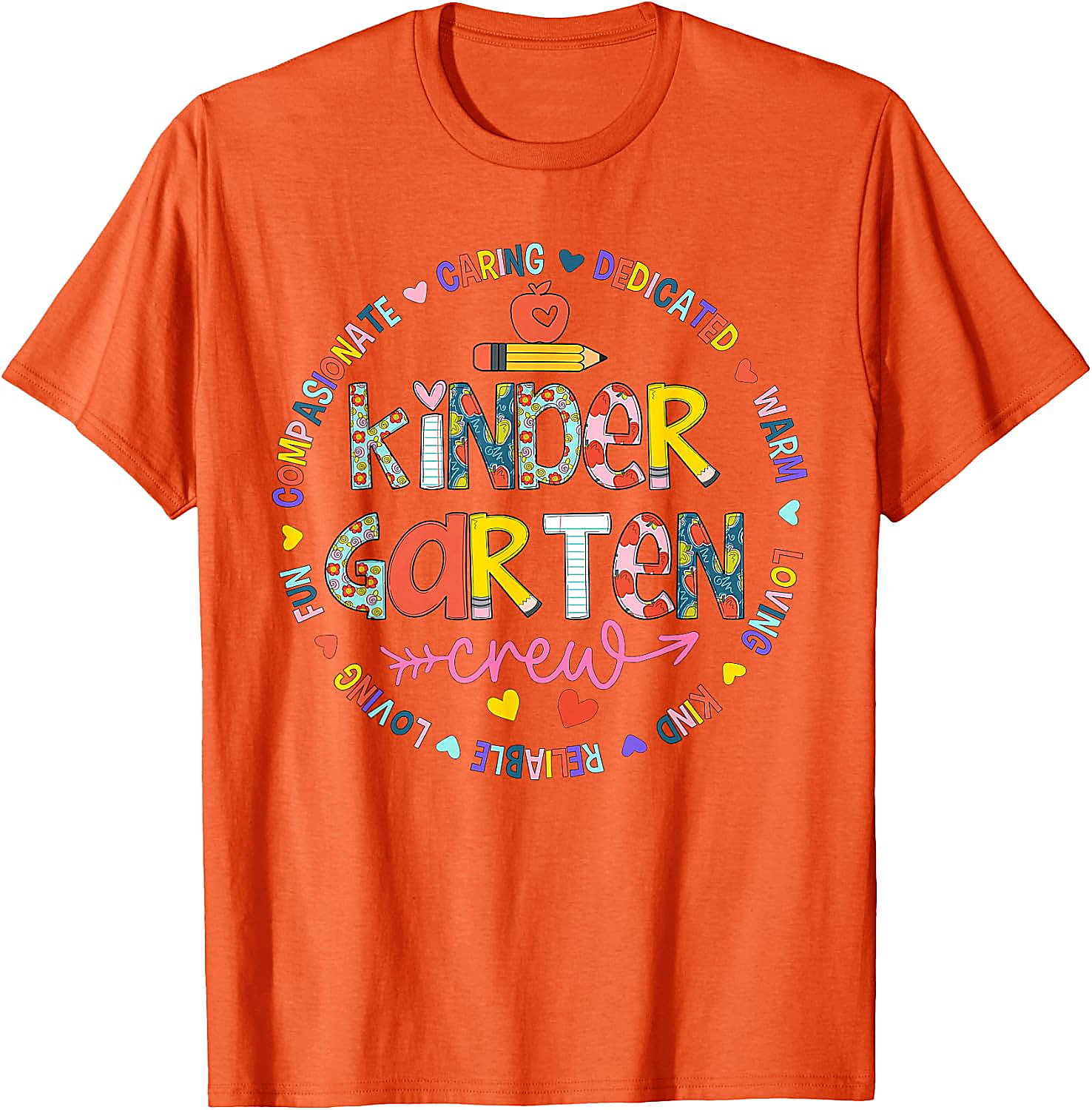 Kindergarten Crew Teacher T-Shirt | Back to School Tee