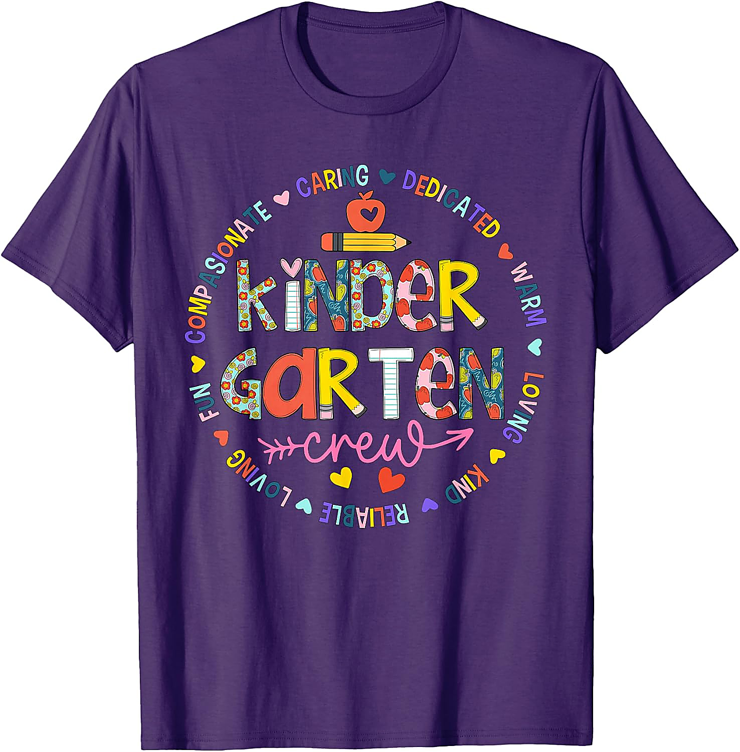 Kindergarten Crew Teacher T-Shirt | Back to School Tee