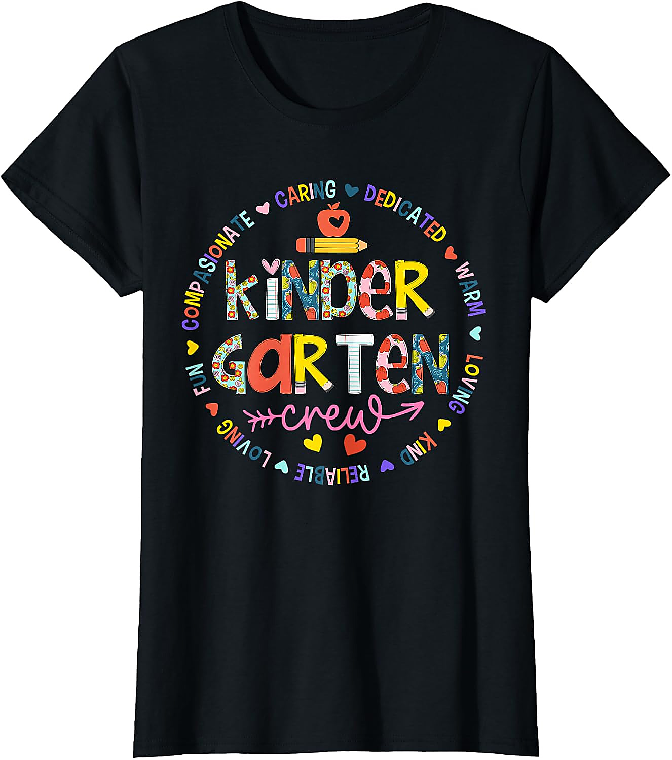 Kindergarten Crew Teacher T-Shirt | Back to School Tee