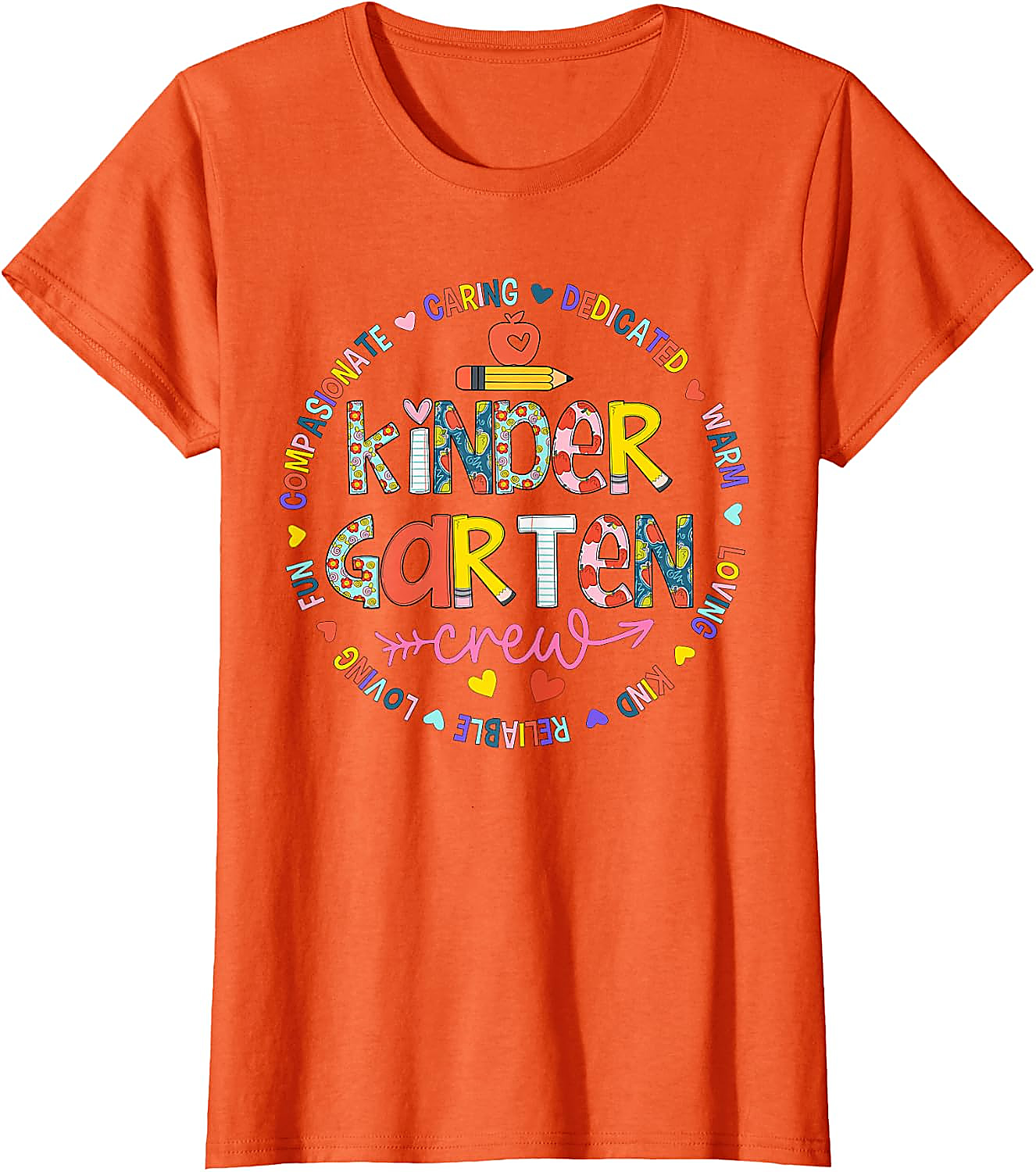 Kindergarten Crew Teacher T-Shirt | Back to School Tee