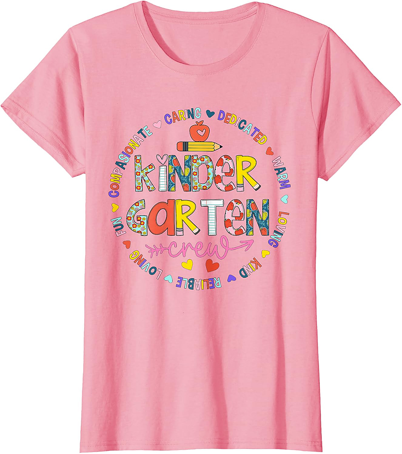Kindergarten Crew Teacher T-Shirt | Back to School Tee