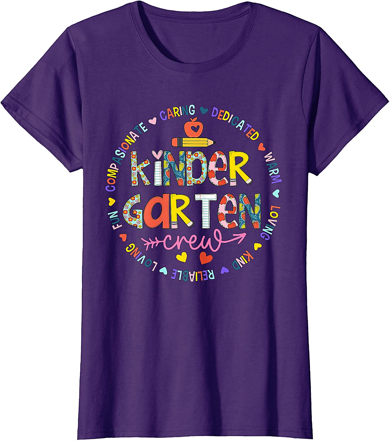 Kindergarten Crew Teacher T-Shirt | Back to School Tee