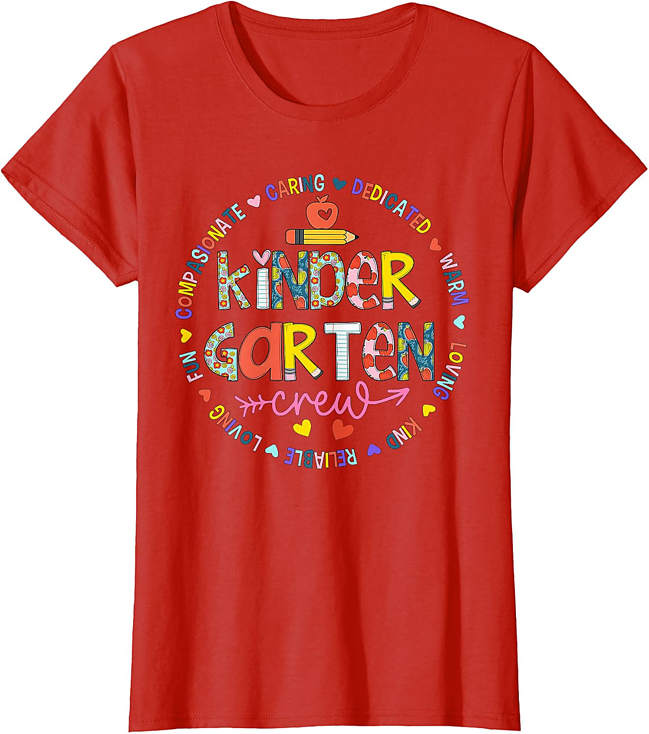 Kindergarten Crew Teacher T-Shirt | Back to School Tee