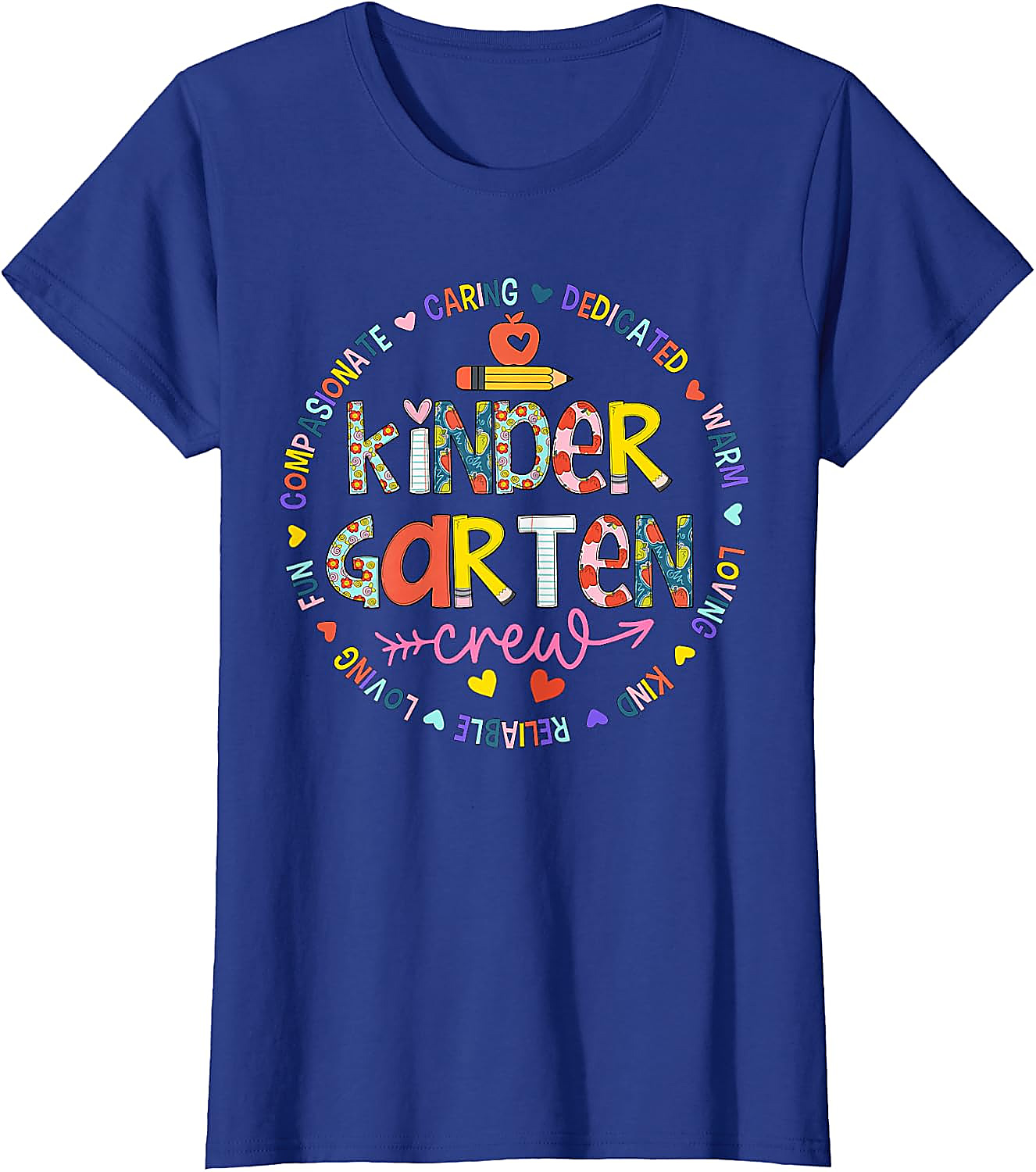 Kindergarten Crew Teacher T-Shirt | Back to School Tee
