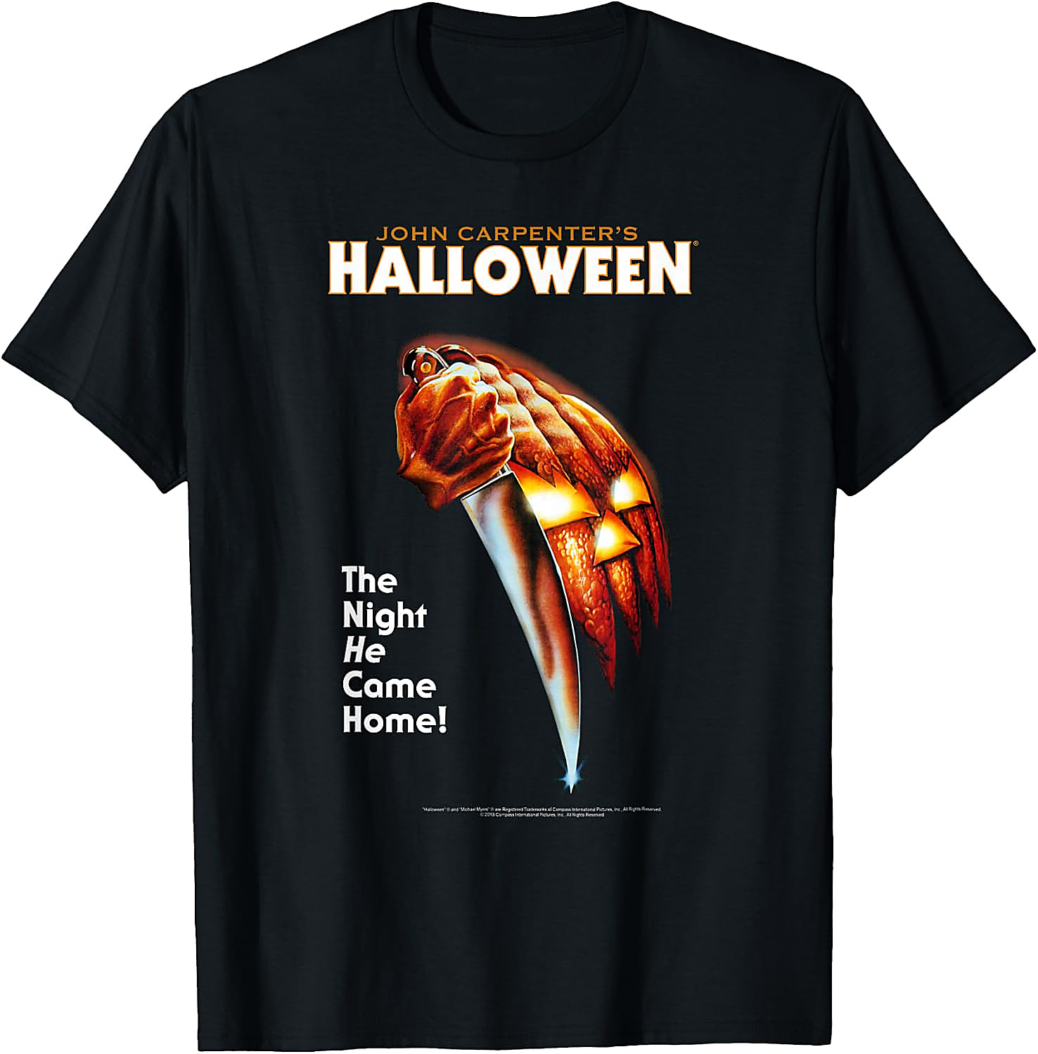 Halloween Key Art T-Shirt | Classic Horror Movie Tee
