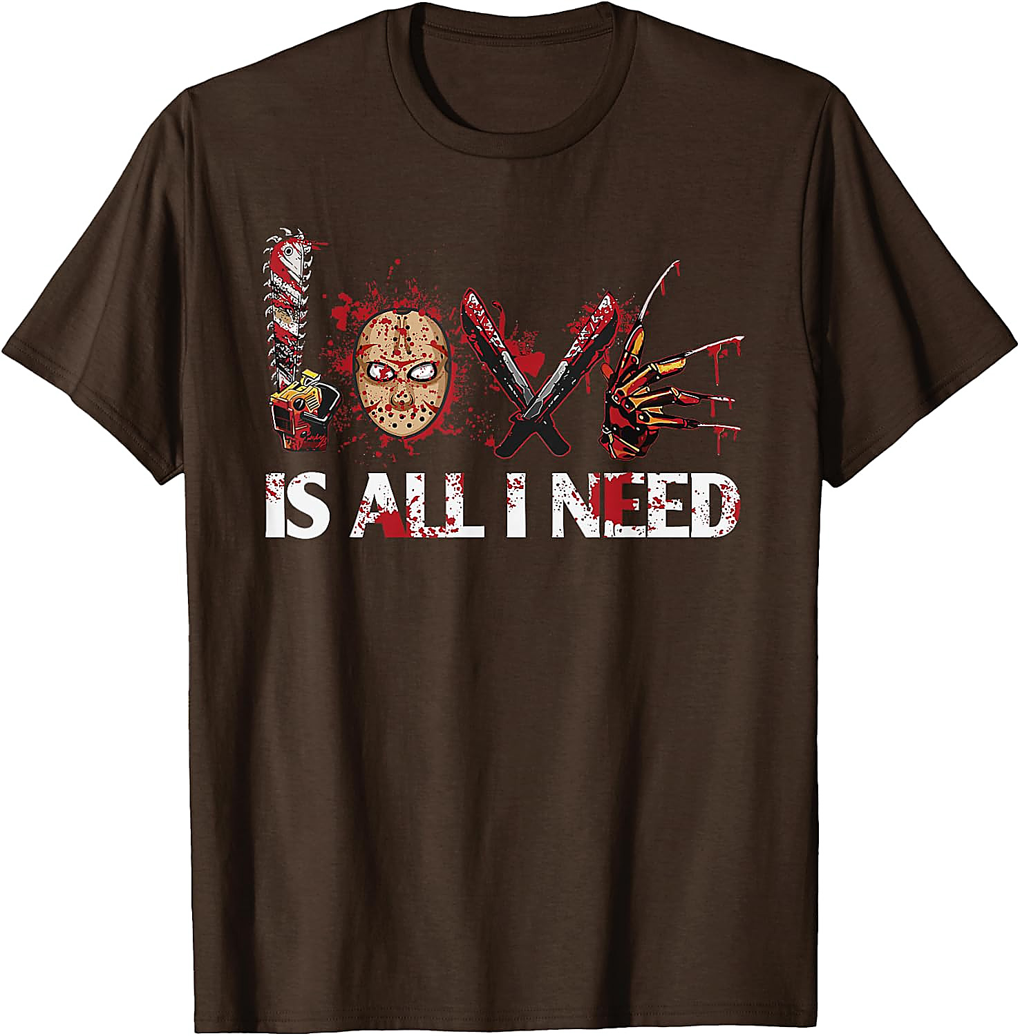 Love Horror Movies T-Shirt | Funny Slasher Graphic Tee