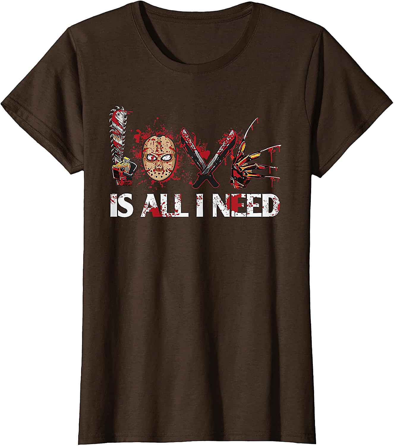 Love Horror Movies T-Shirt | Funny Slasher Graphic Tee