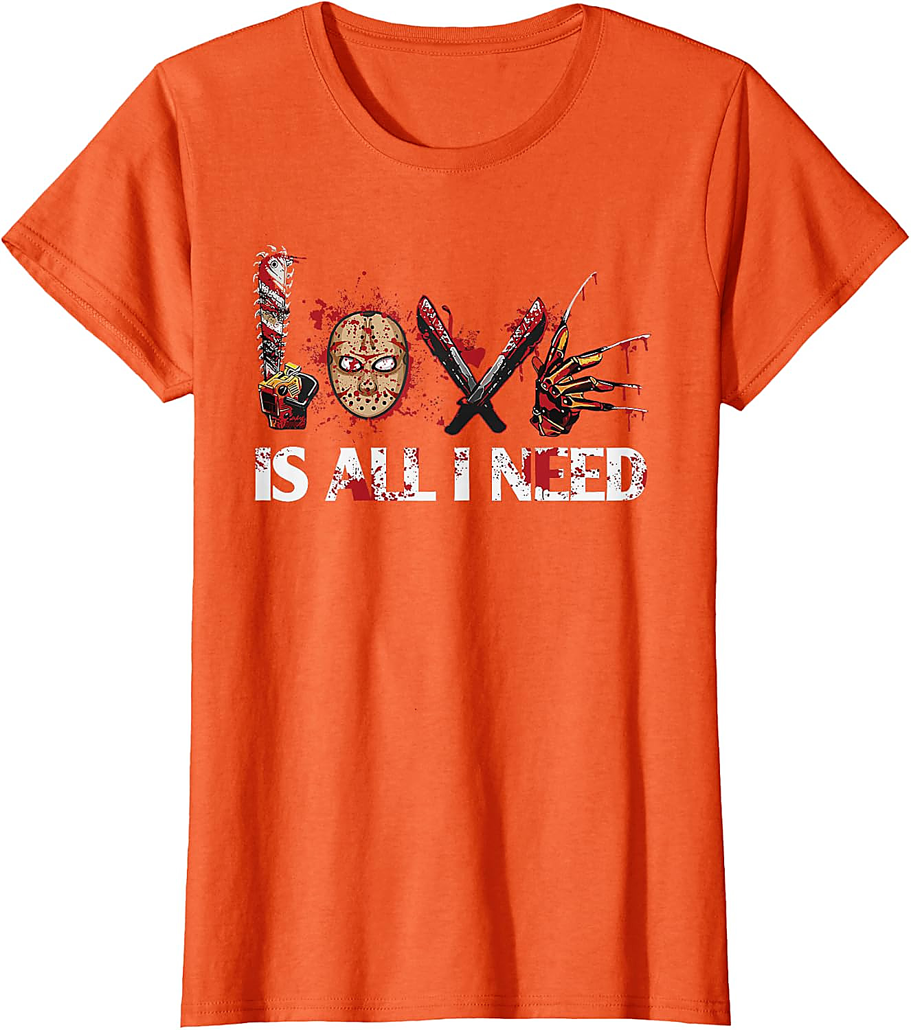 Love Horror Movies T-Shirt | Funny Slasher Graphic Tee