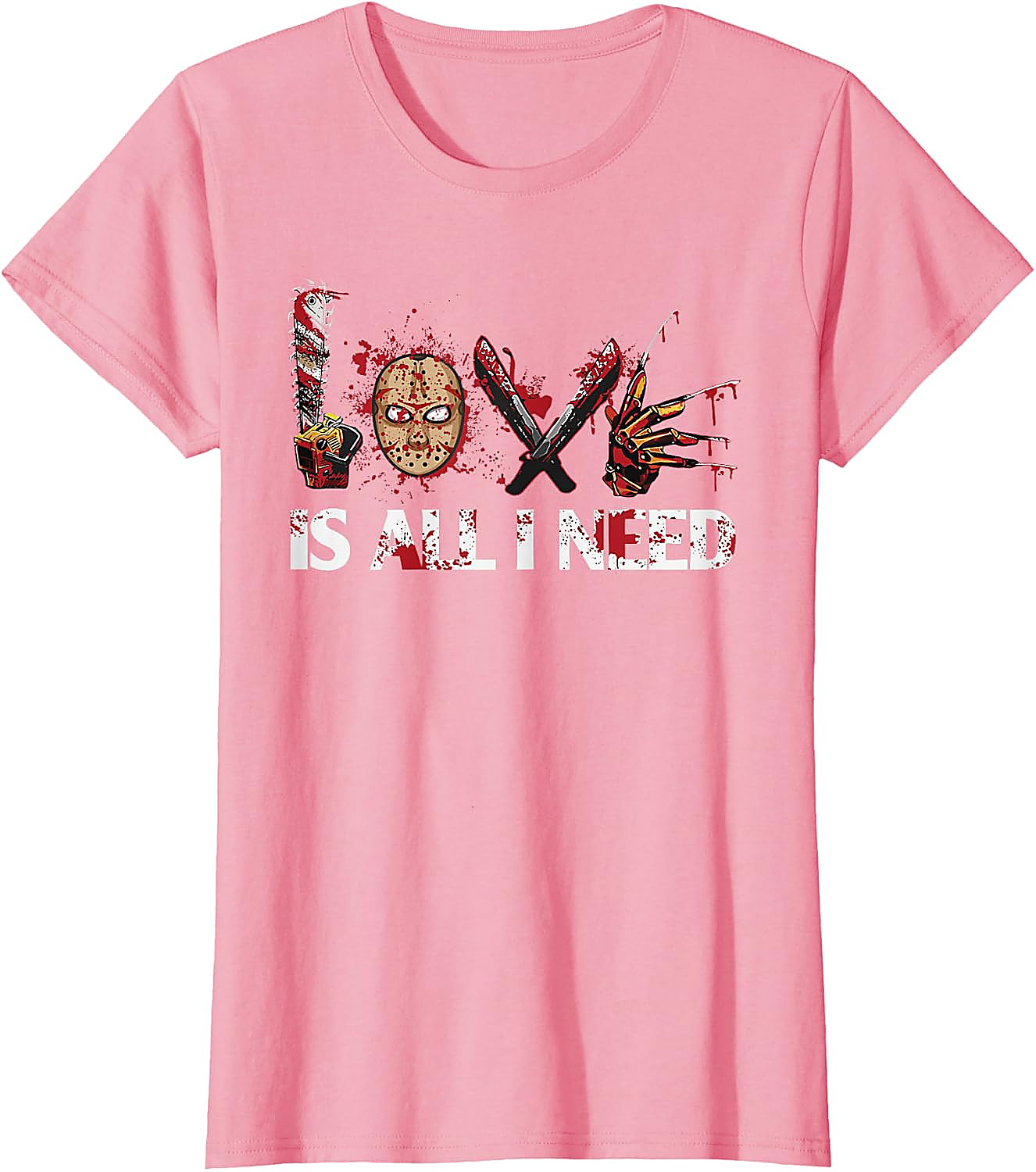 Love Horror Movies T-Shirt | Funny Slasher Graphic Tee