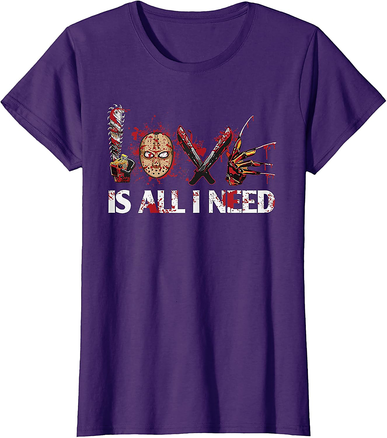 Love Horror Movies T-Shirt | Funny Slasher Graphic Tee