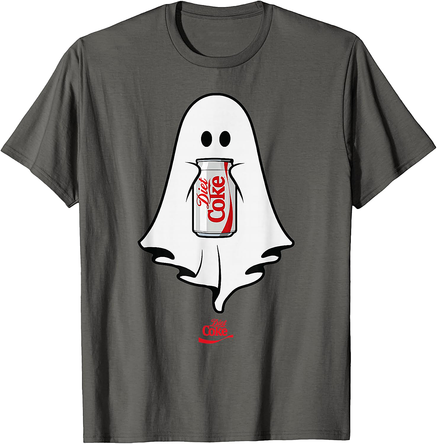 Diet Coke Ghost T-Shirt Halloween Funny Tee Soft Cotton