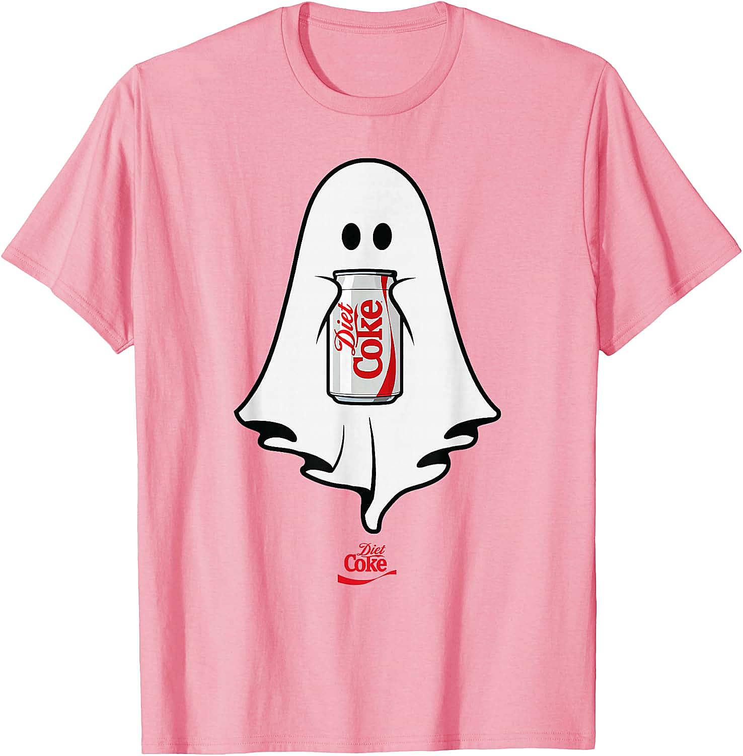 Diet Coke Ghost T-Shirt Halloween Funny Tee Soft Cotton