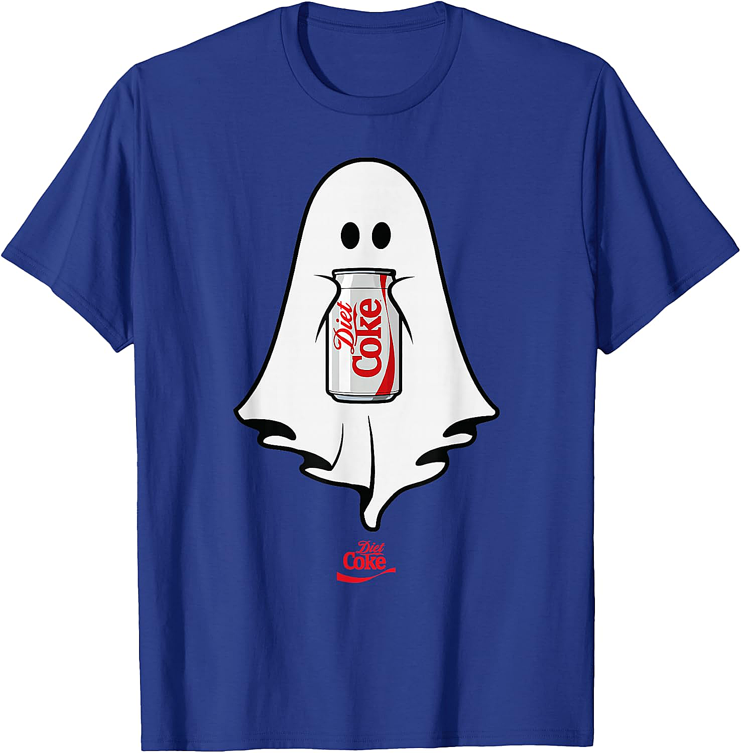 Diet Coke Ghost T-Shirt Halloween Funny Tee Soft Cotton